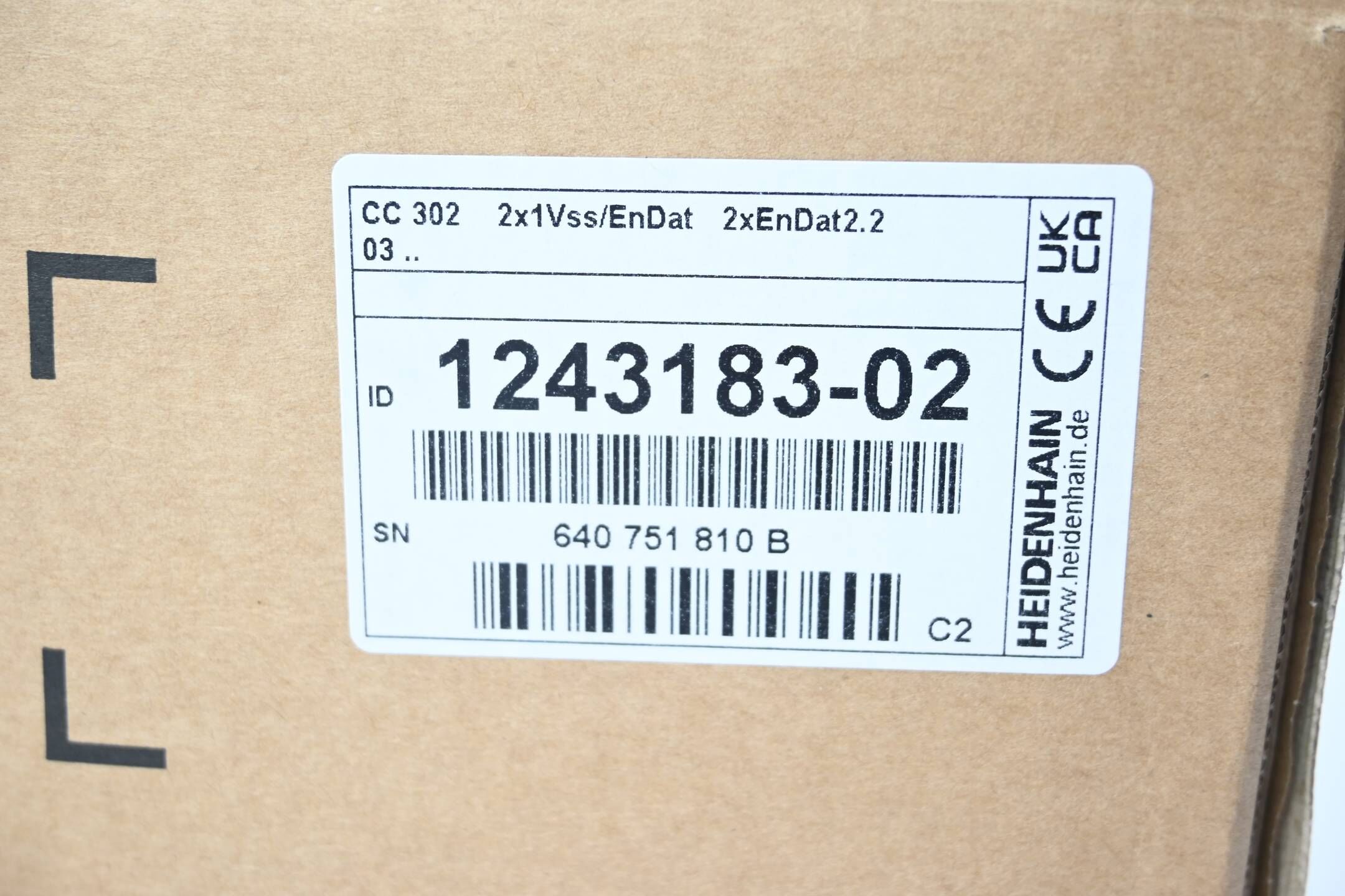 Heidenhain Reglereinheit CC 302 1243183-02 ( 1243 183-02 ) Ver. C2