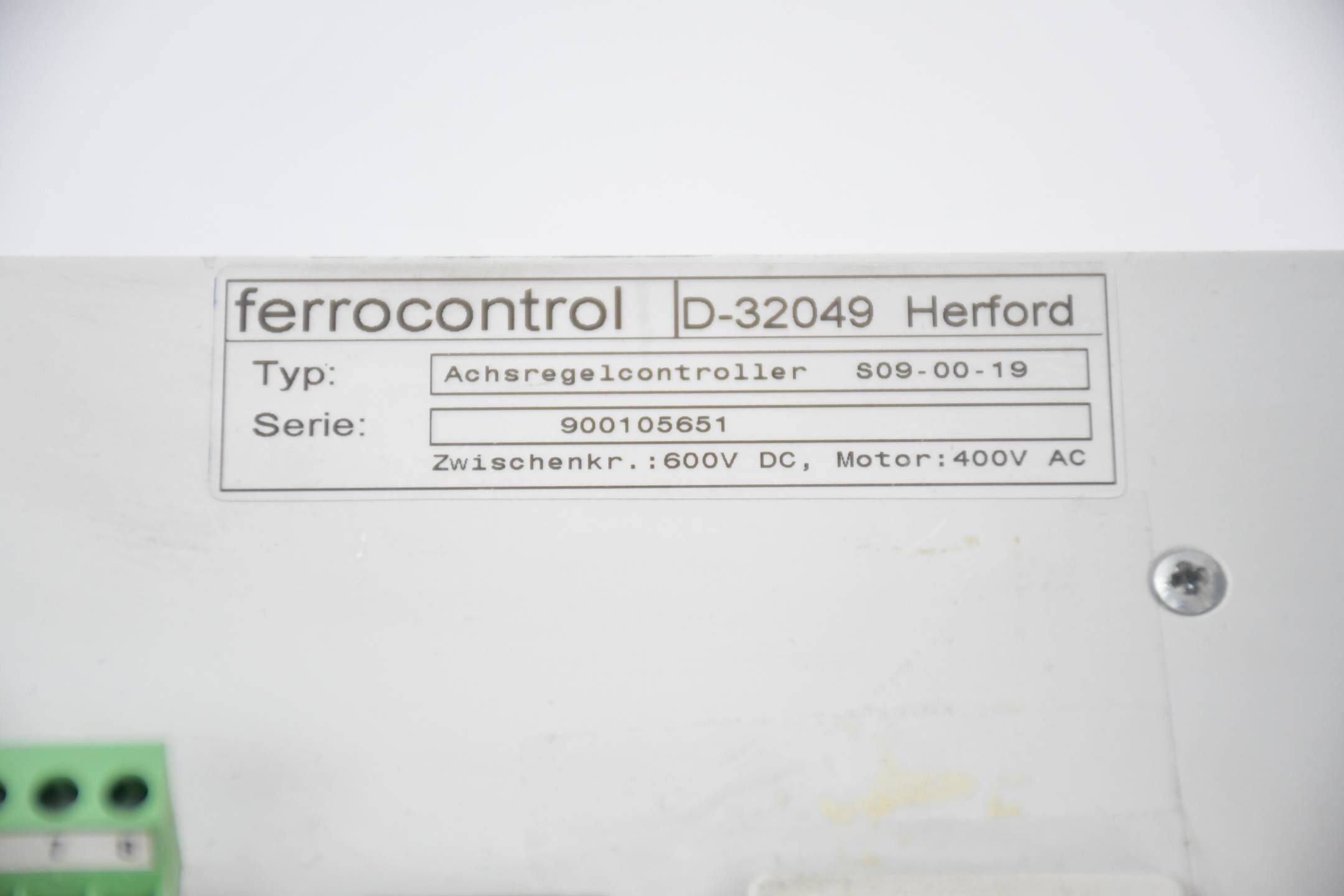 Ferrocontrol Achsregelcontroller S09-00-19