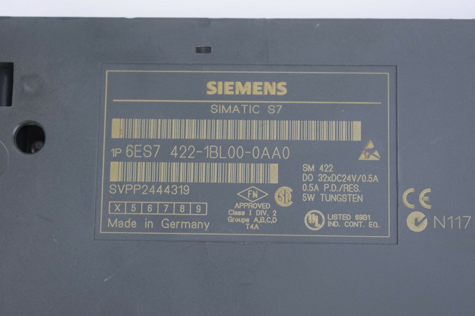 Siemens simatic S7-400 SM422 S7 6ES7 422-1BL00-0AA0 ( 6ES7422-1BL00-0AA0 ) E.4