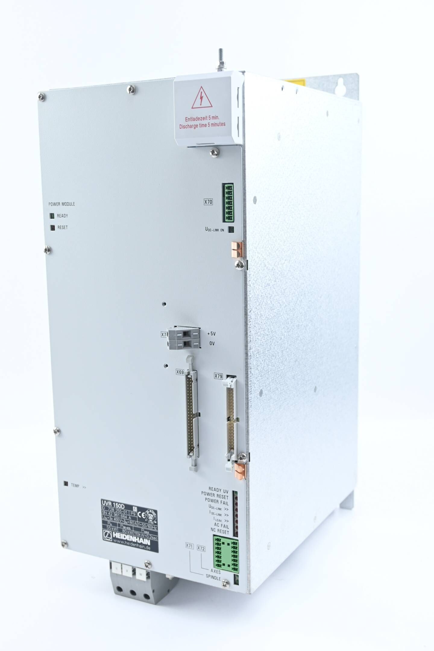 Heidenhain Umrichter-Versorgungseinheit UVR 150D 728255-01 ( 728 255-01 ) Ver P9