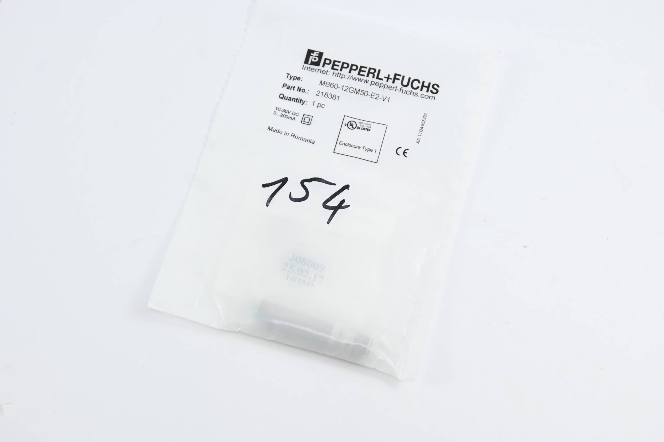 Pepperl+Fuchs Induktiver Sensor MB60-12GM50-E2-V1 ( 218381 )