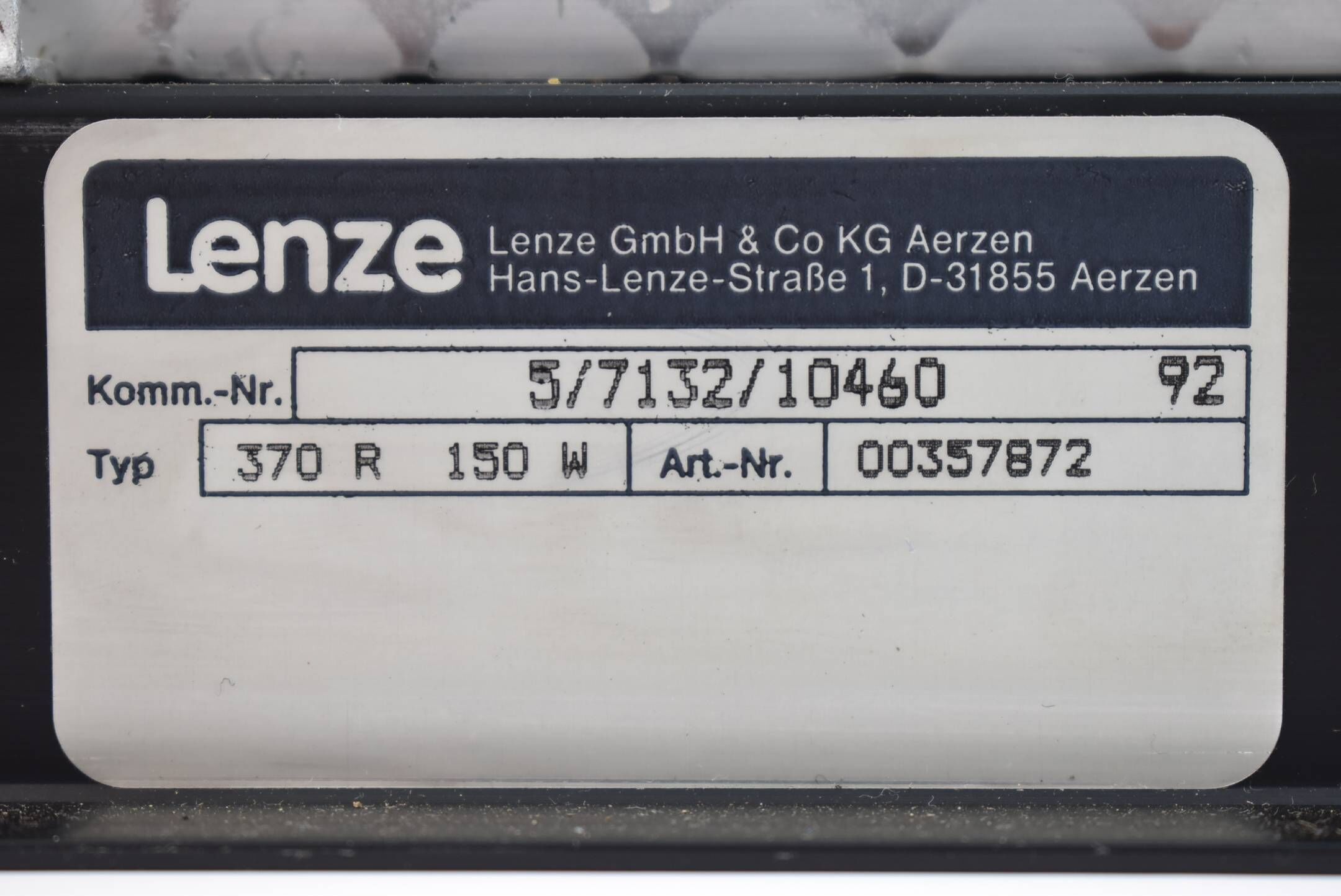 Lenze Bremswiderstand 370 R 150 W ( 00357872 ) 370R150W