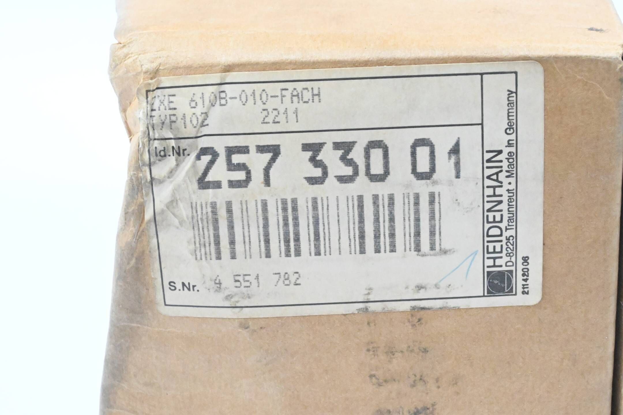 Heidenhain EXE 610B-010-FACH ( 257330-01 ) 257 330-01 Typ102 2211