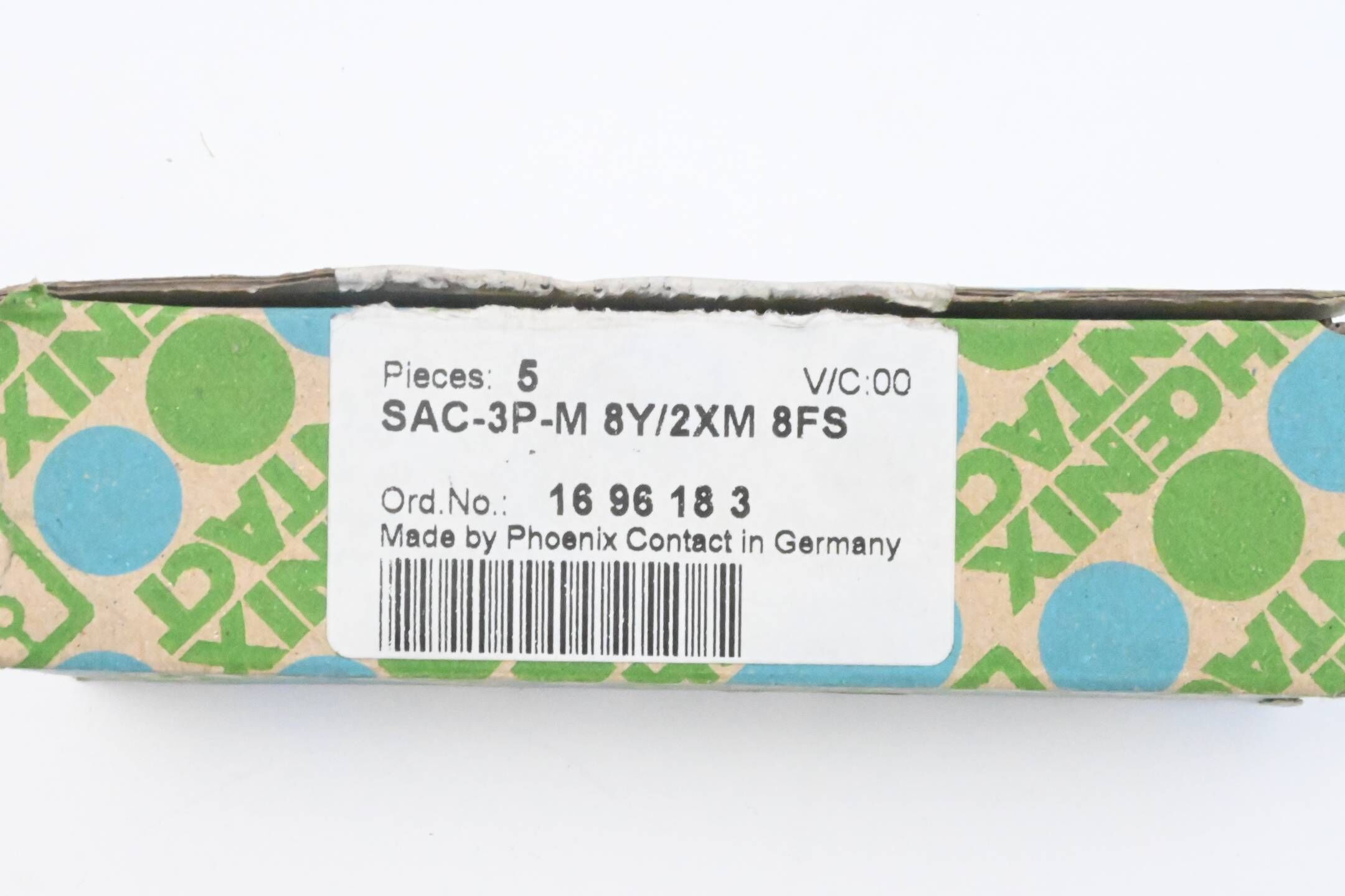 Phoenix Contact 5 Stück SAC-3P-M 8Y/2XM 8FS Y-Verteiler ( 1696183 )