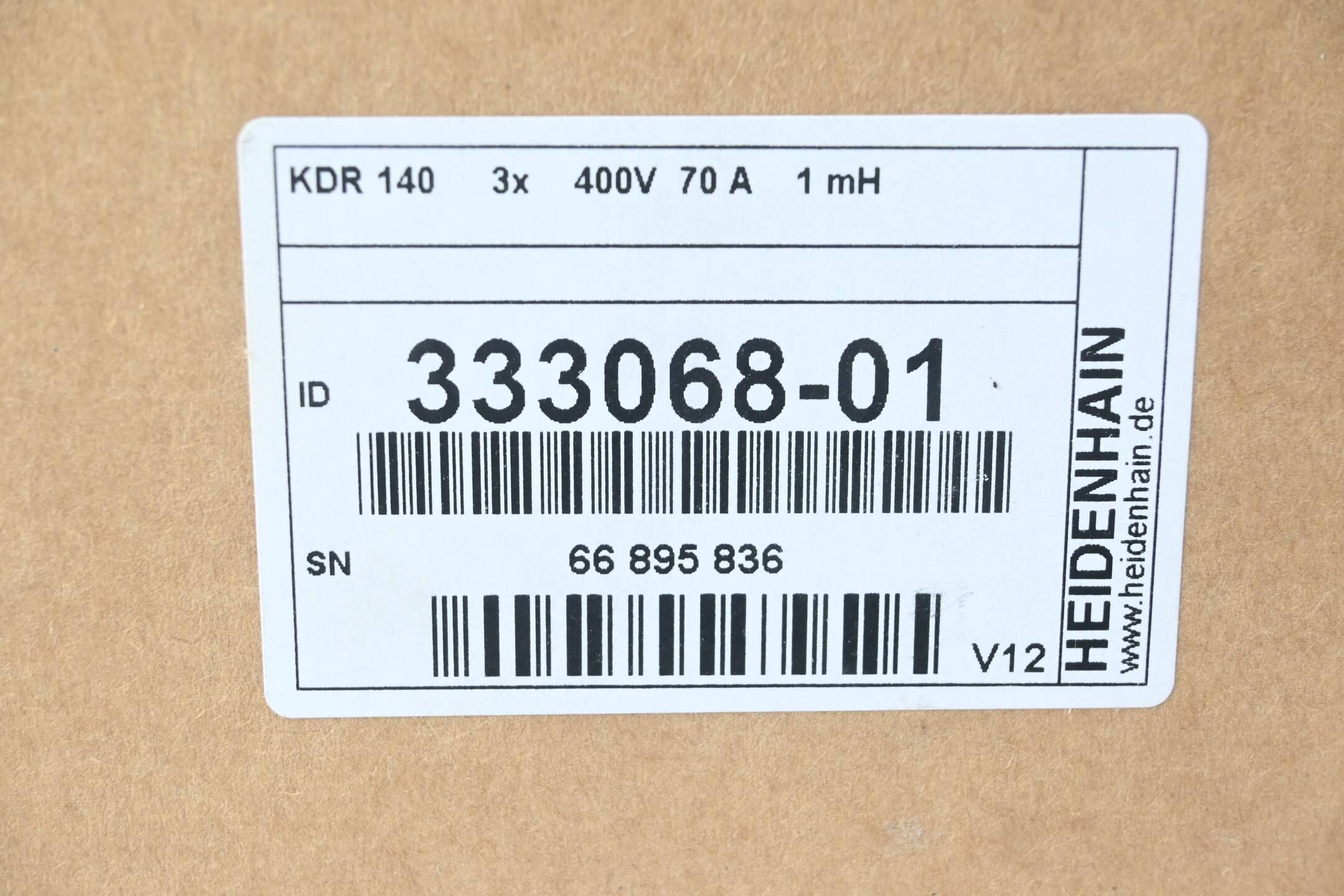 Heidenhain Kommutierungsdrossel KDR 140 ( 333068-01 ) Ver. V12