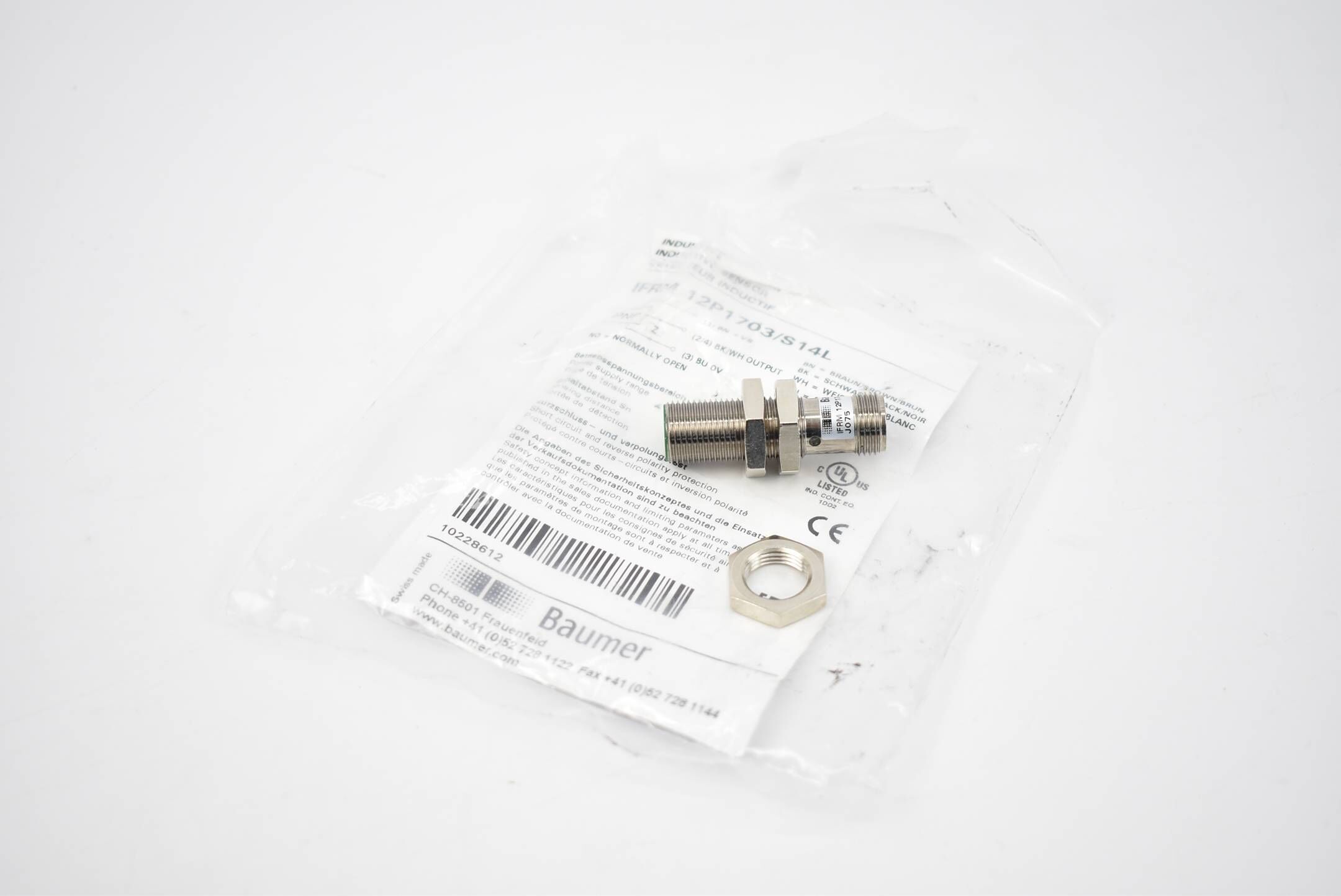 Baumer Näherungssensor IFRM 12P1703/S14L