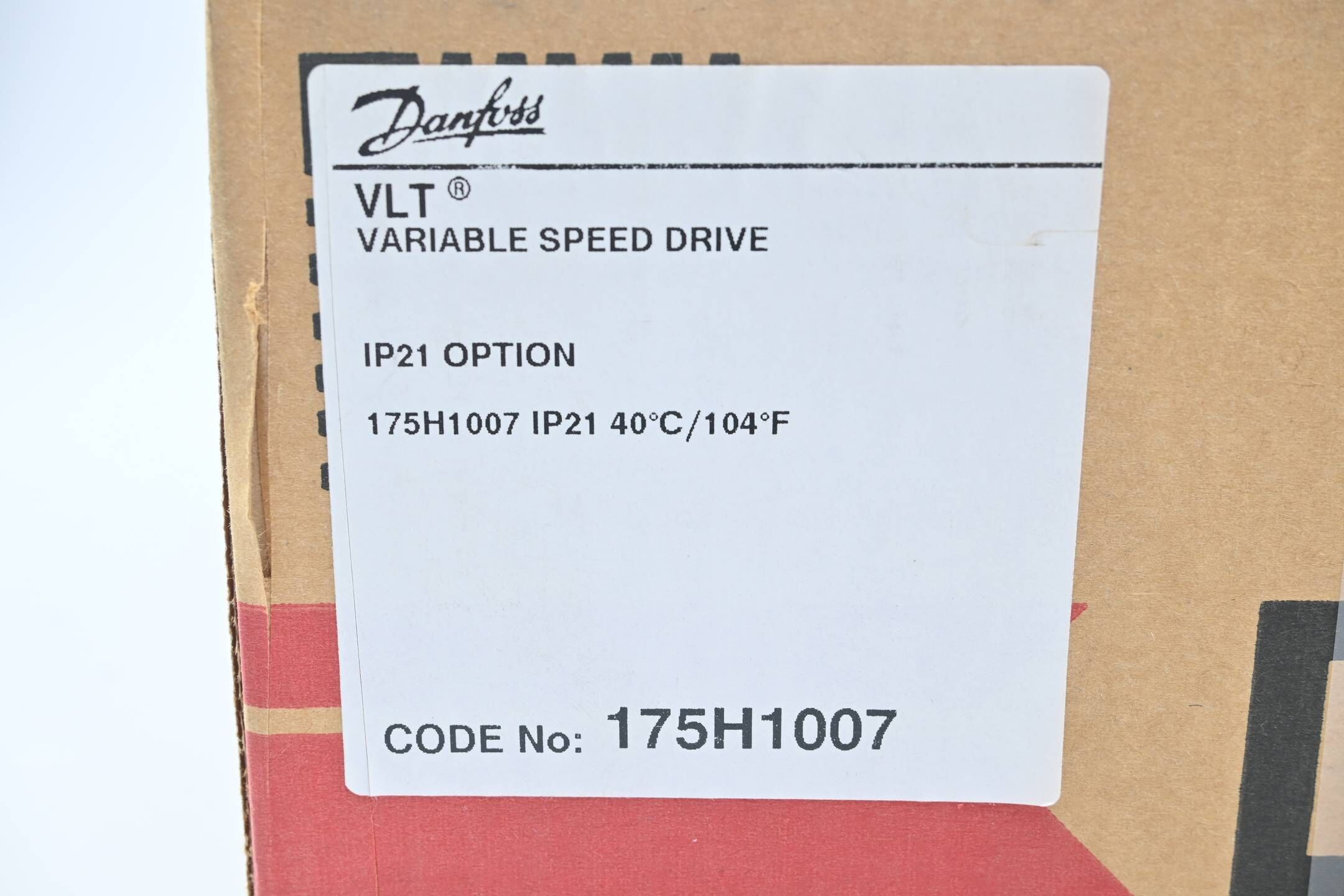 Danfoss IP21 Cover für type 3002-3004/8 + type 3502-3511 ( 175H1007 )