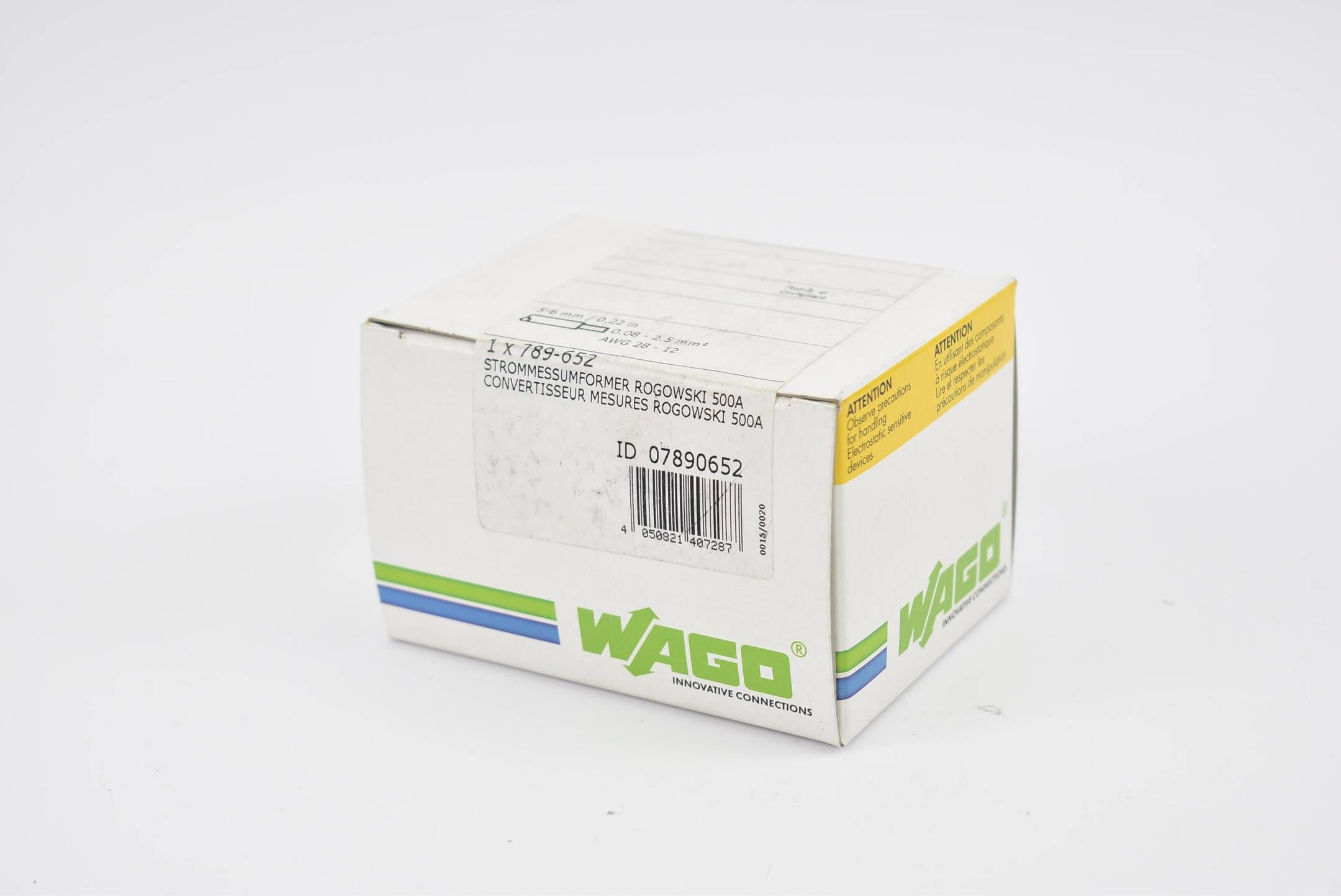 Wago Strommessumformer 500A 789-652