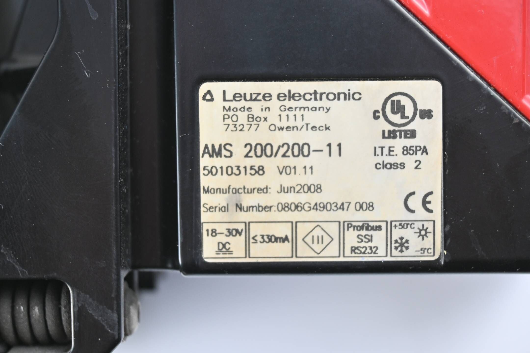 Leuze Electronic Distanzsensor AMS 200/200-11 ( 50103158 )