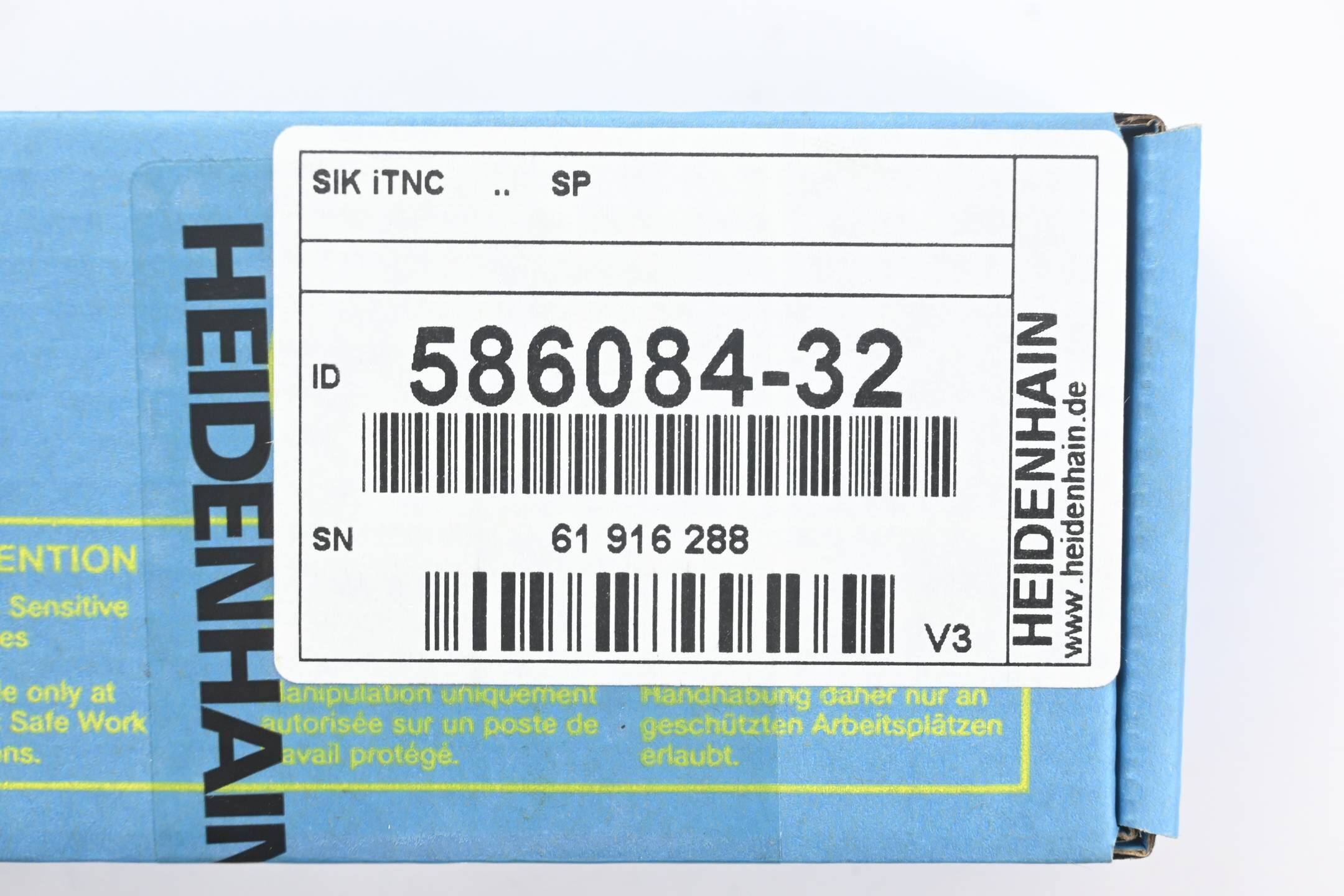Heidenhain SIK NC-Software-Lizenz für iTNC 586084-32 ( 586 084-32 ) Ver. V3