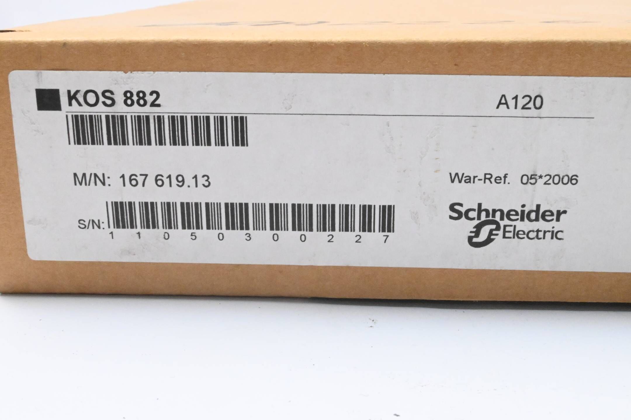 Schneider Electric Memory Coupler Board KOS 882 ( 167619.13 )