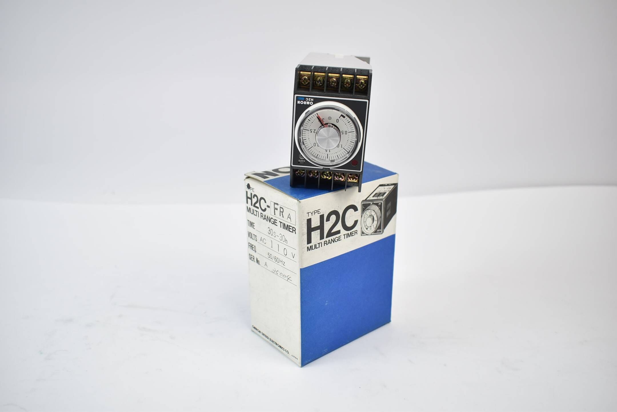 Omron Multi Range Timer H2C-FR A 30s-30h 110VAC