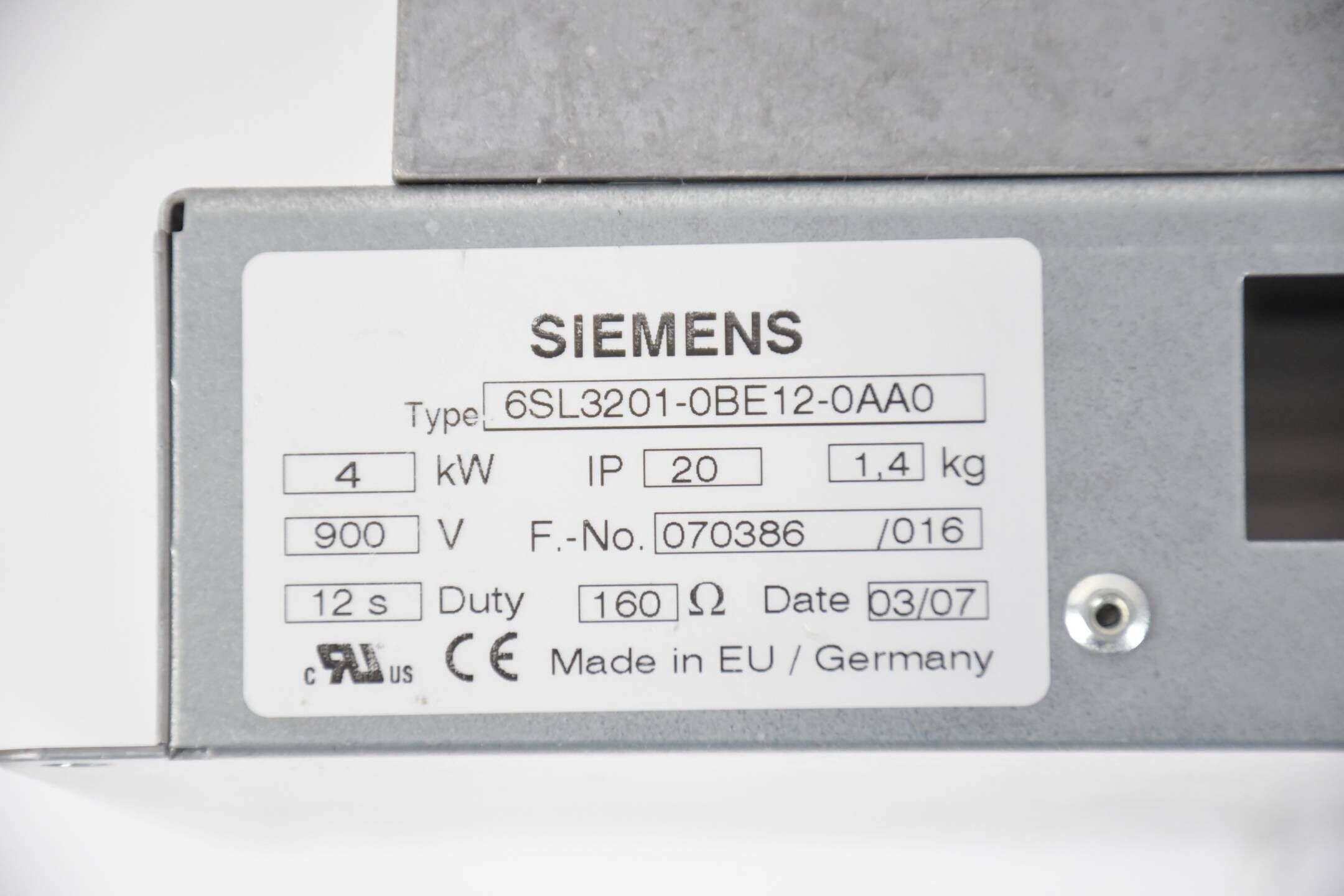 Siemens sinamics S120 Power PM340 6SL3210-1SE17-7UA0 ( 6SL3 210-1SE17-7UA0 ) B02