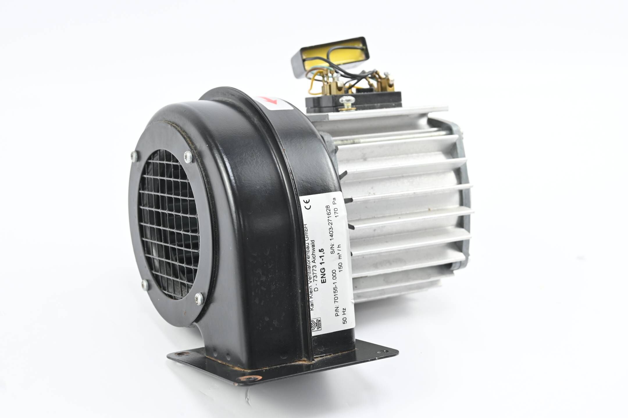 Karl Klein Ventilator ENG 1-1,5 ( 70155-1.000 ) 150m³/h 170 Pa