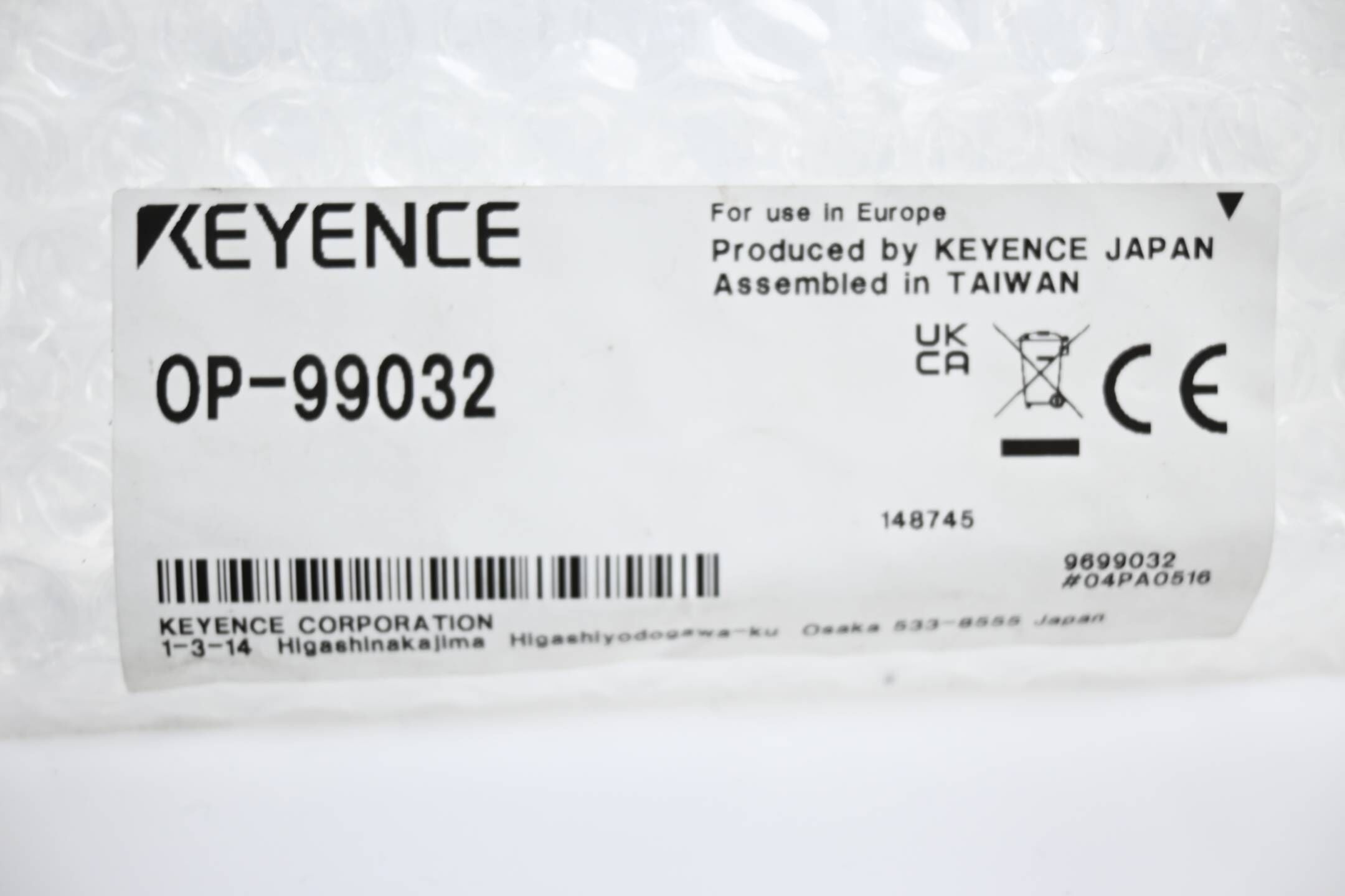 Keyence AC-Kabel OP-99032