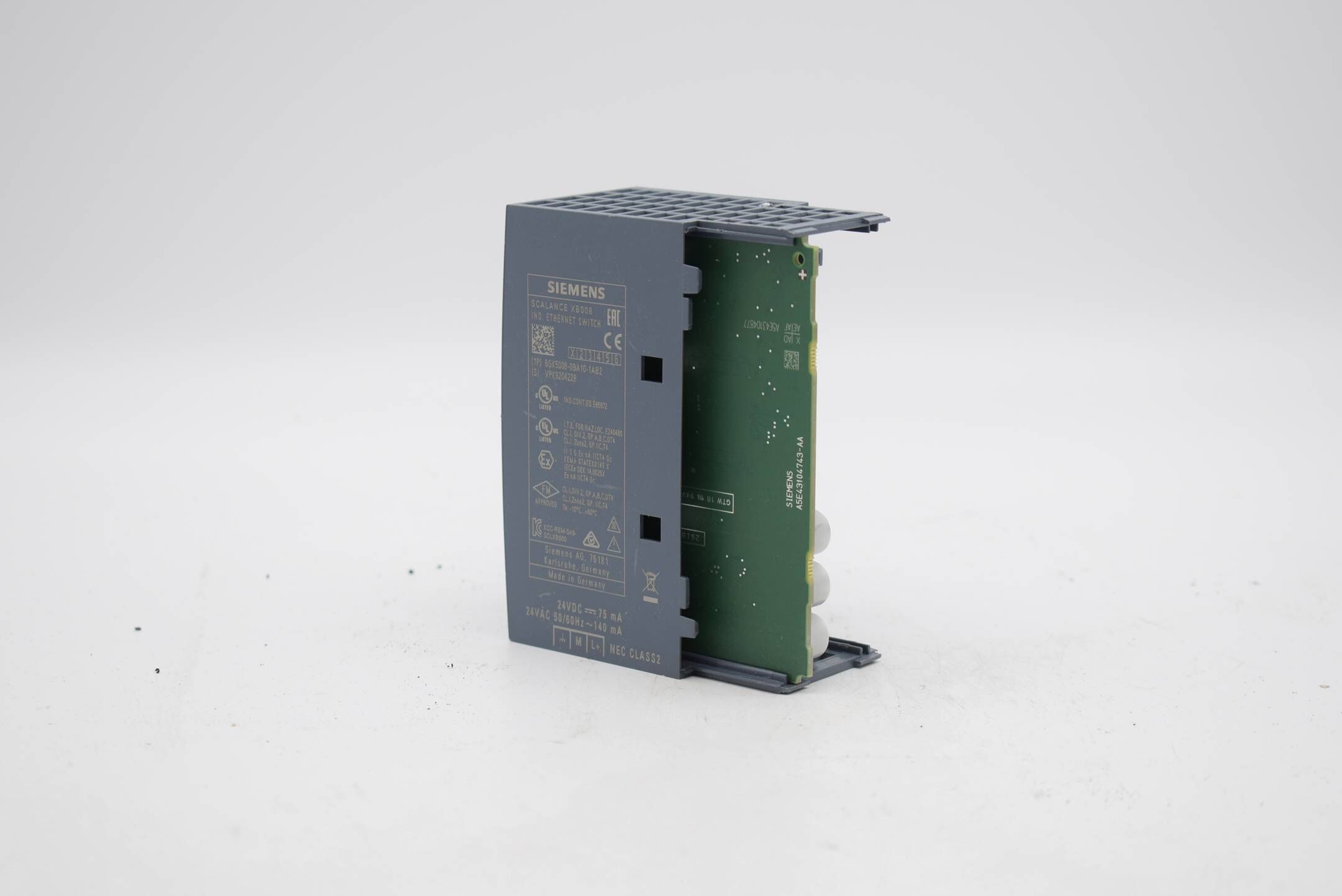 DEFEKT Siemens Scalance XB008 Switch 6GK5 008-0BA10-1AB2 ( 6GK5008-0BA10-1AB2 )
