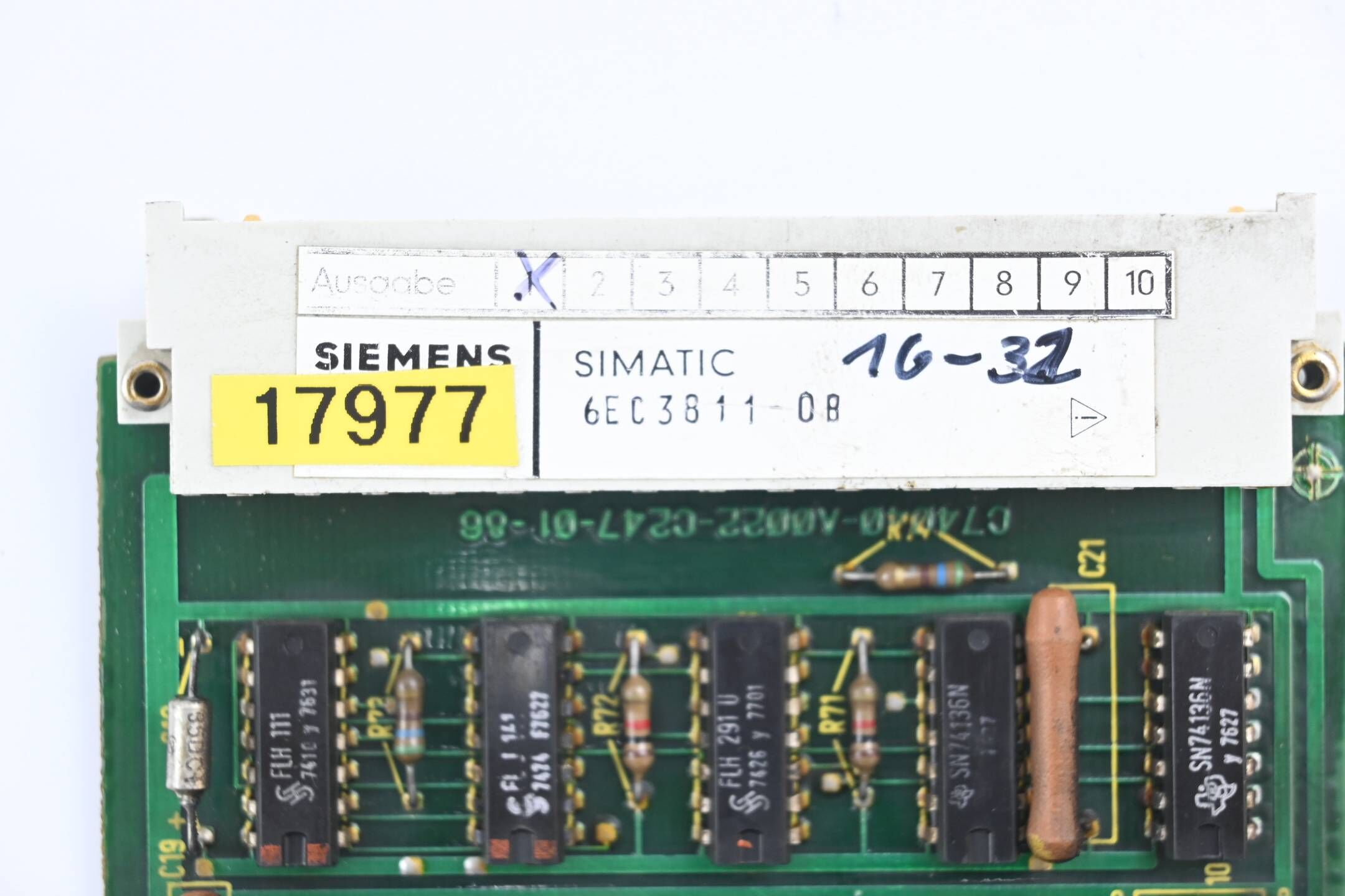 Siemens Simatic C3 Flachbaugruppe 6EC3811-0B ( 6EC3 811-0B )