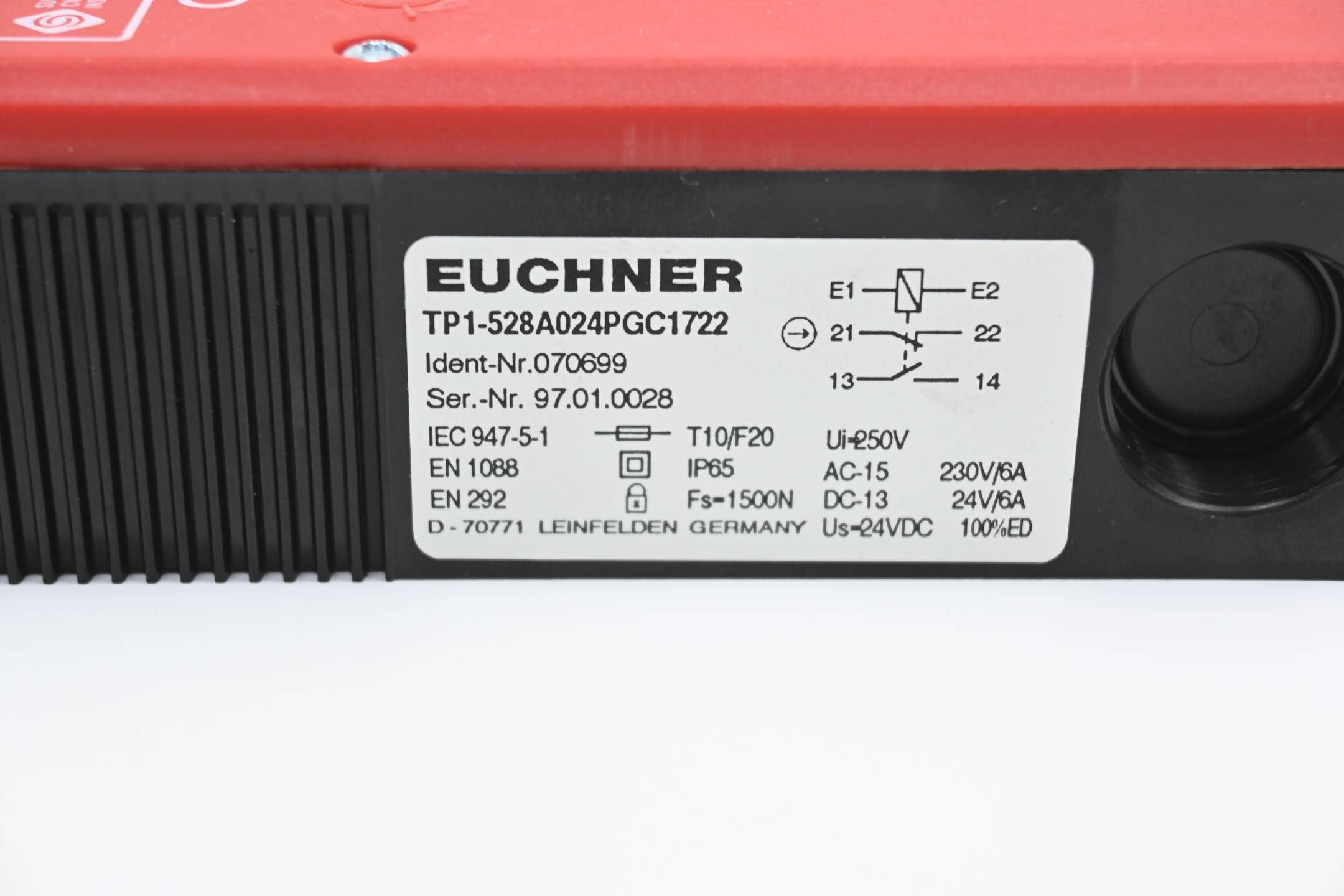 Euchner Sicherheitsschalter TP1-528A024PGC1722 ( 070699 )
