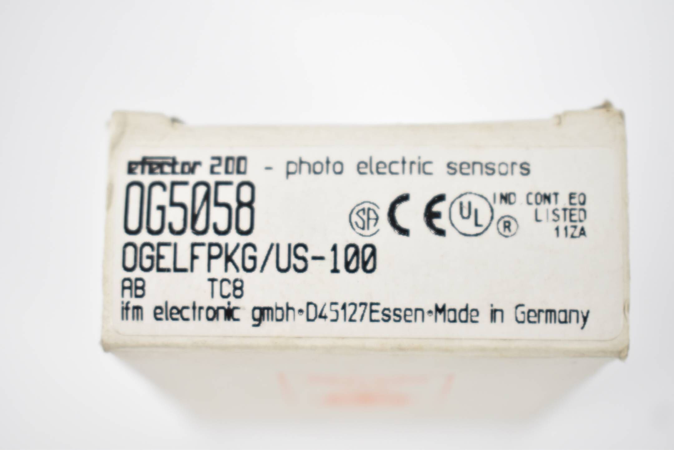 ifm Einweglichtschranke Empfänger OG5058 ( OGELFPKG/US-100 )