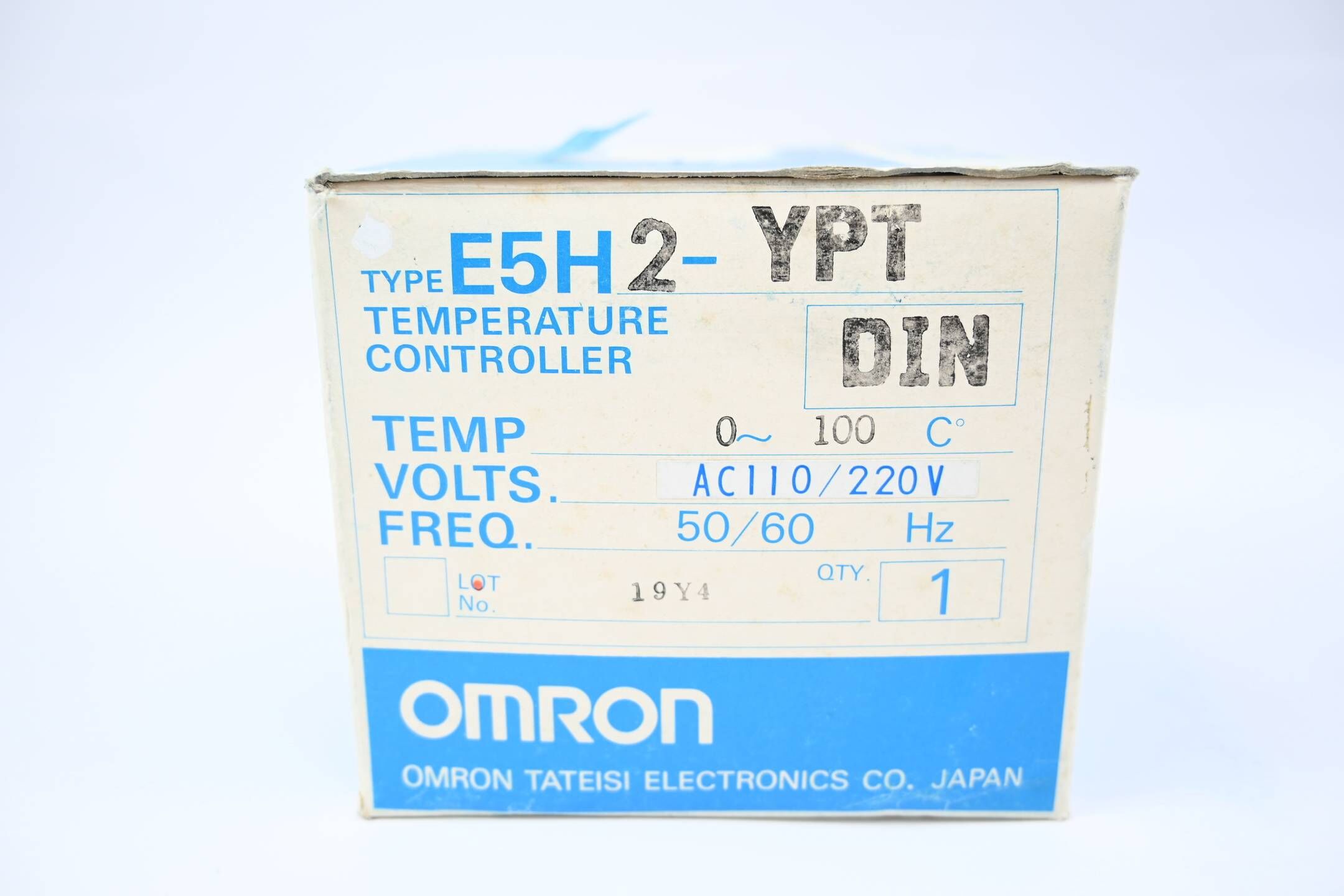 Omron Temperatur Controller 0-100°C 110/220VAC ( E5H2-YPT DIN )(E5H2-YPTDIN )