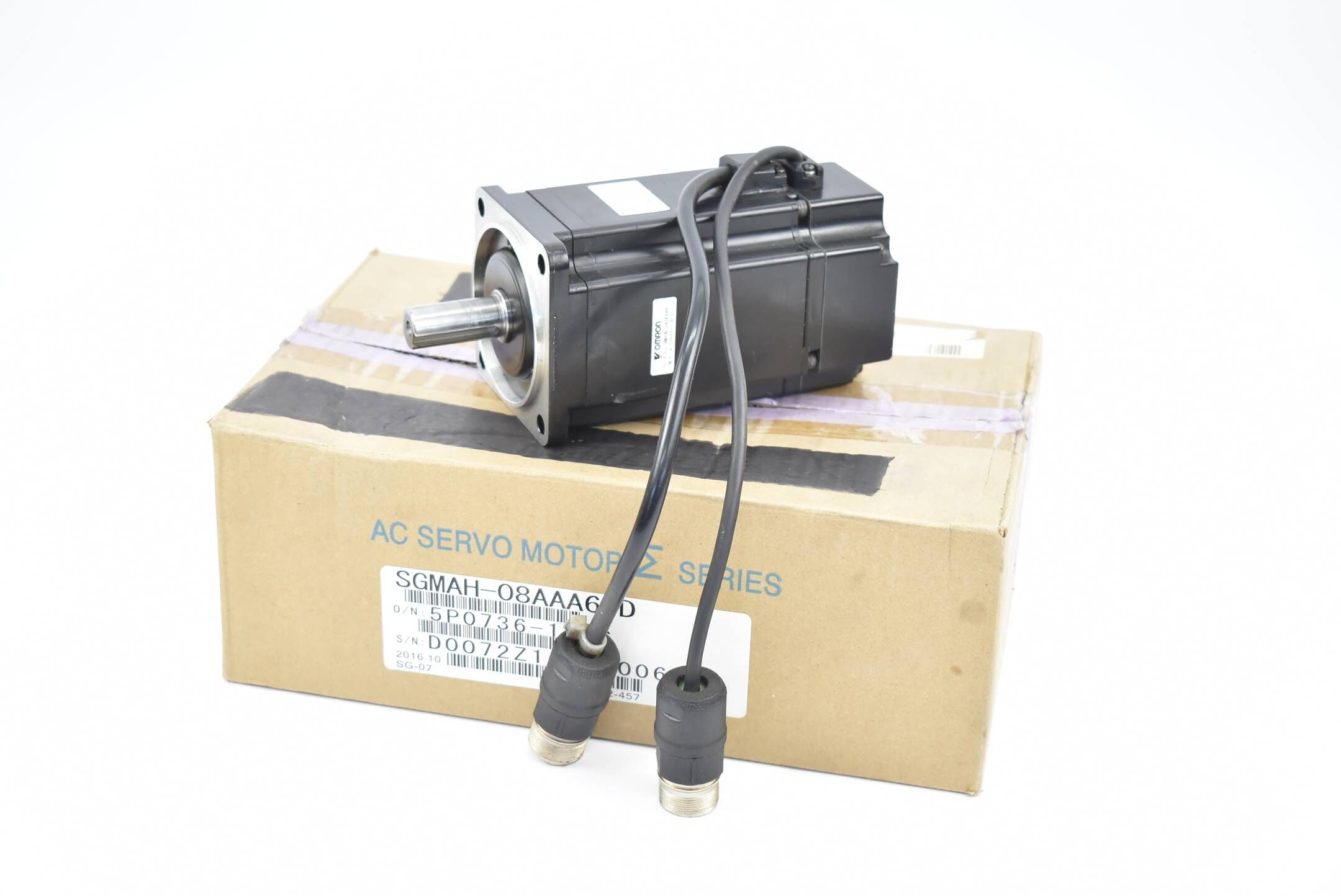 Yaskawa AC Servomotor SGMAH-08AAA61D-0Y ( 3000r/min. 750W 200V )