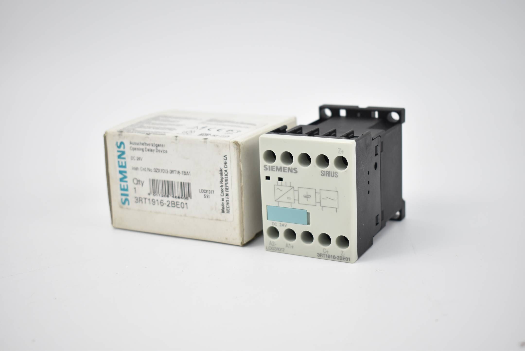 Siemens Ausschaltverzögerer 3RT1 916-2BE01 ( 3RT1916-2BE01 ) 24VDC