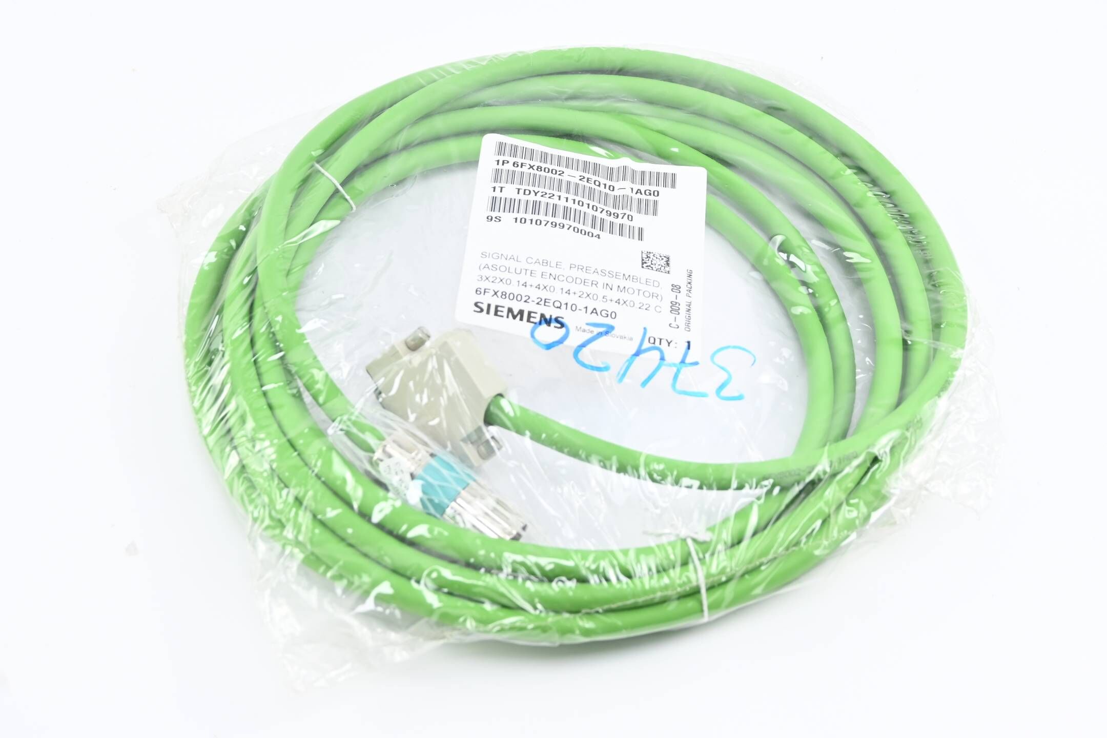 Siemens Signalleitung 6FX8002-2EQ10-1AG0 ( 6FX 8002-2EQ10-1AG0 ) 6,0m