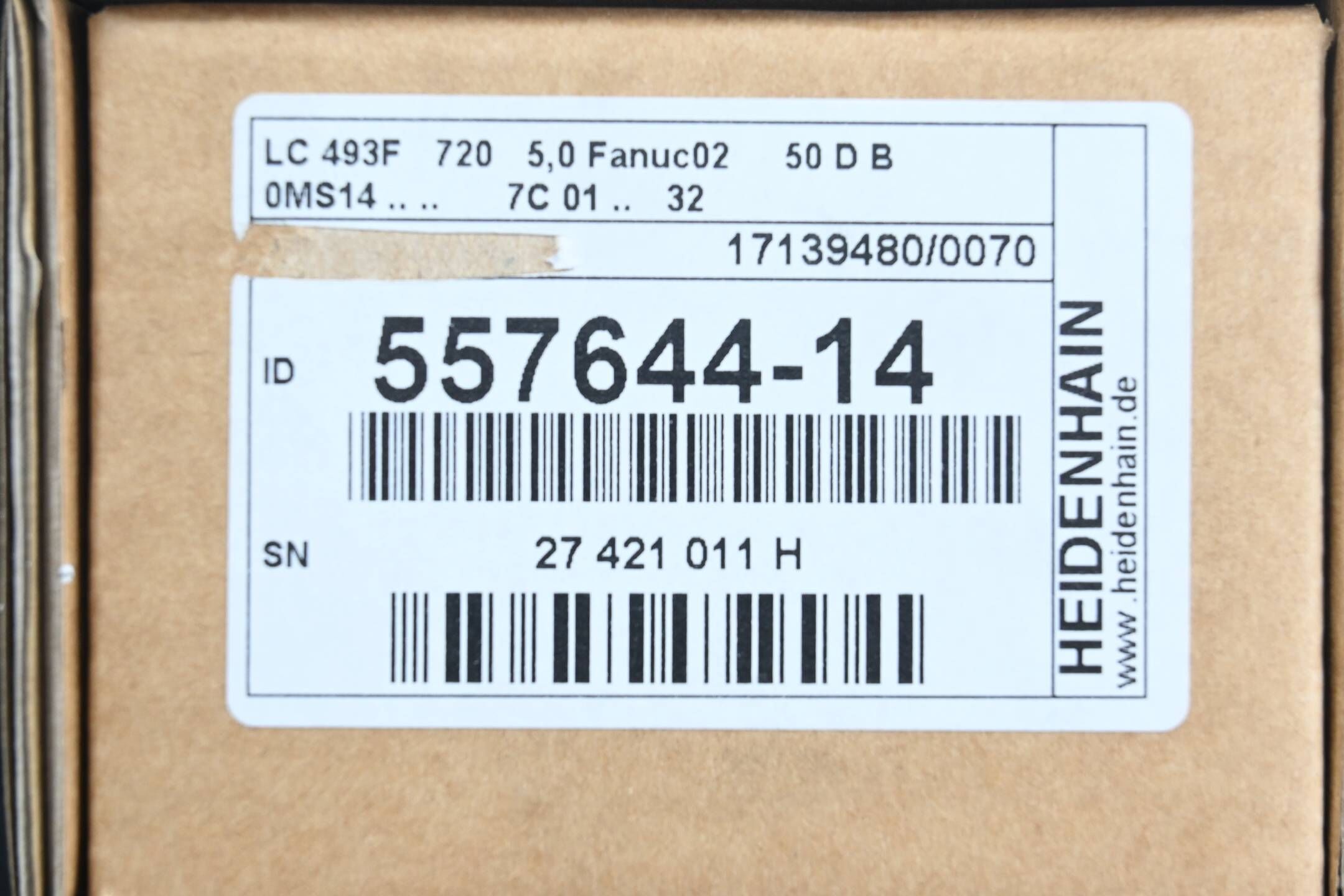 Heidenhain Längenmessgerät LC 493F ( 557644-14 ) K10 inkl. 575669-05 Ver. K10