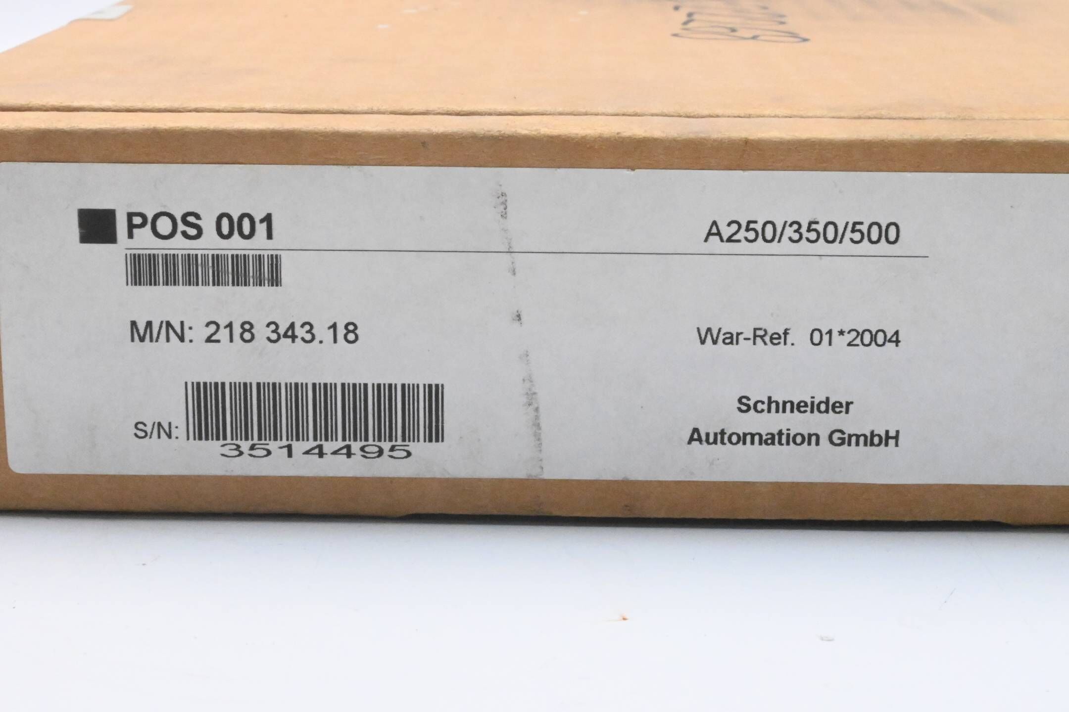 GENERALÜBERHOLT Schneider Electric Board POS 001 ( 218343.18 )