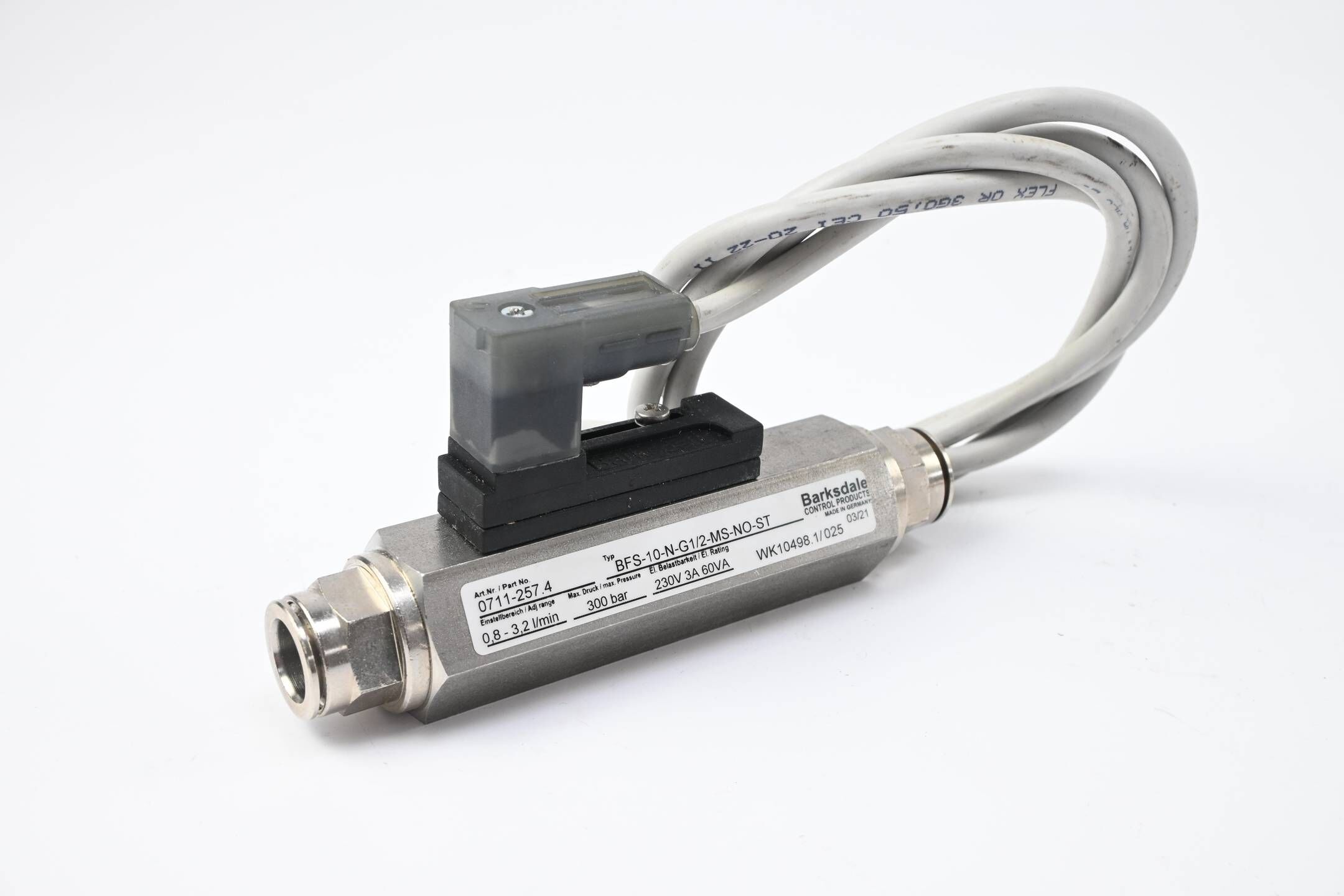 Barksdale Strömungswächter BFS-10-N-G1/2-MS-NO-ST ( 0711-257.4 )