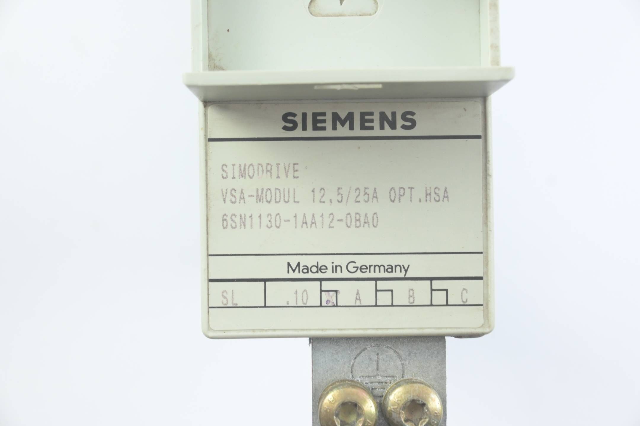 Siemens Simodrive VSA-Modul 6SN1130-1AA12-0BA0 ( 6SN1 130-1AA12-0BA0 ) Ver. A