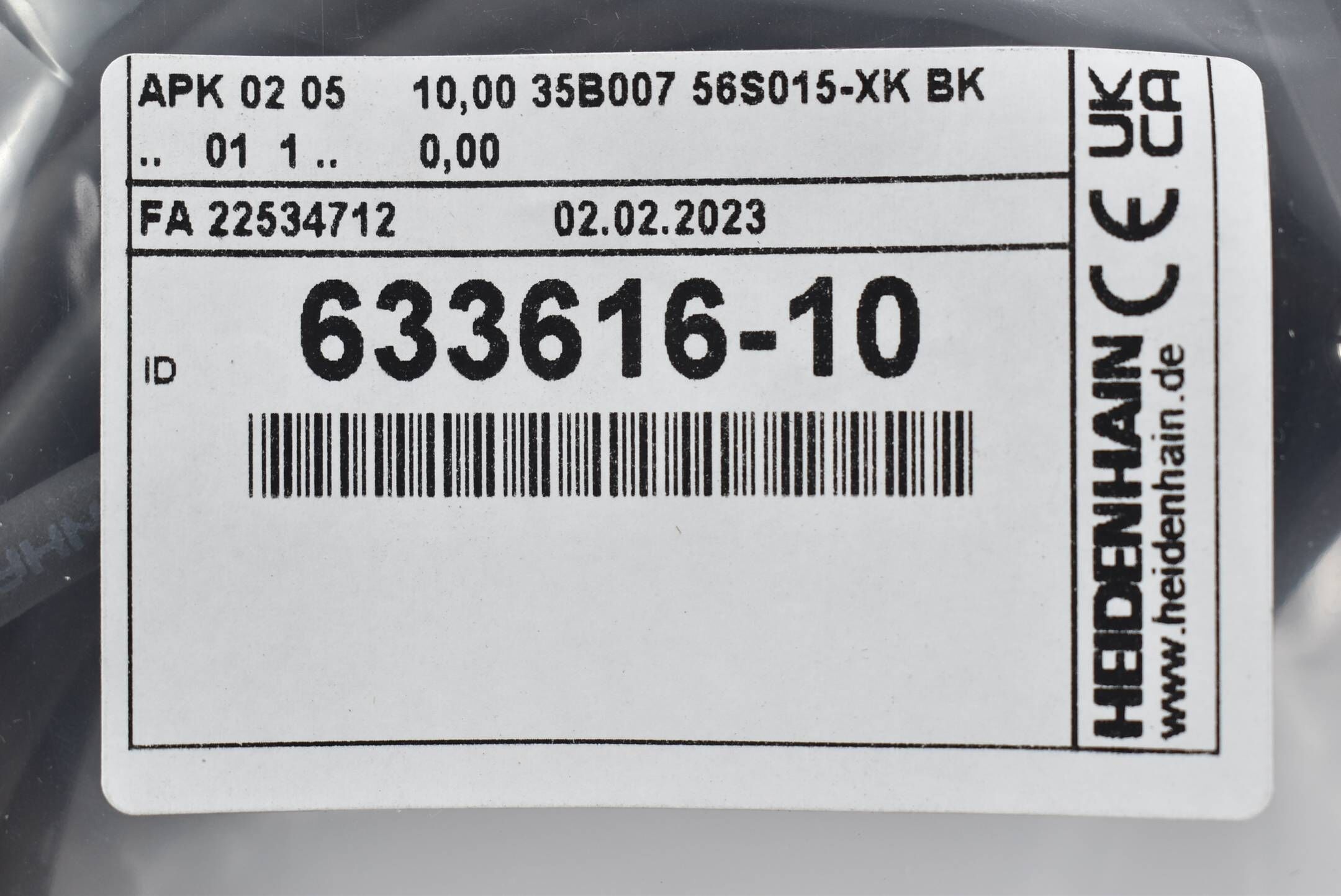 Heidenhain APK 02 05 Adapterkabel 633616-10 ( 10m )