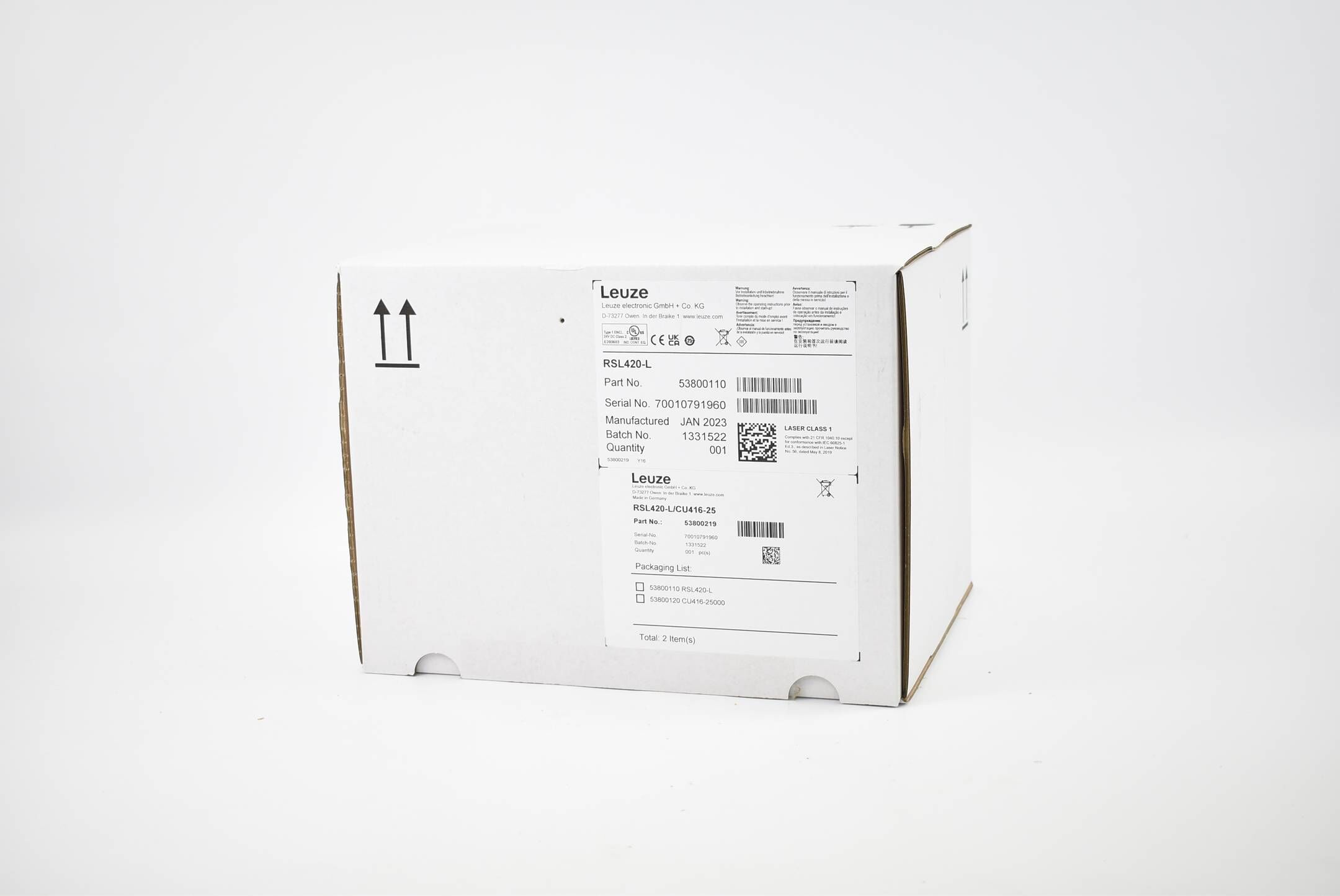 Leuze RSL420-L/CU416-25 Sicherheits-Laserscanner 53800219 ( RSL420-L ) 53800110