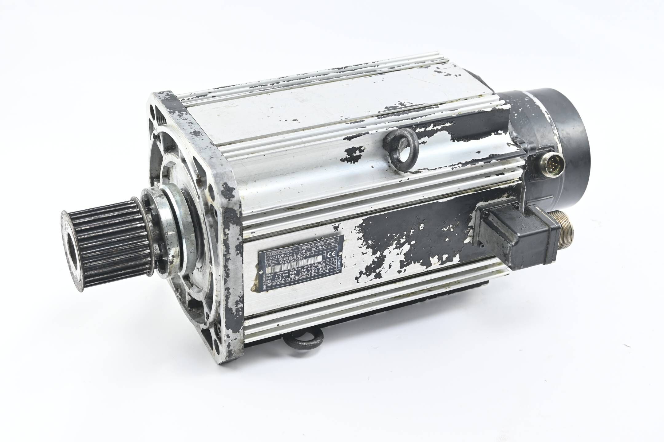 Indramat Permanent Magnet Motor MAC112B-0-LD-2HC/180-B-0/S003 ( 274727 )
