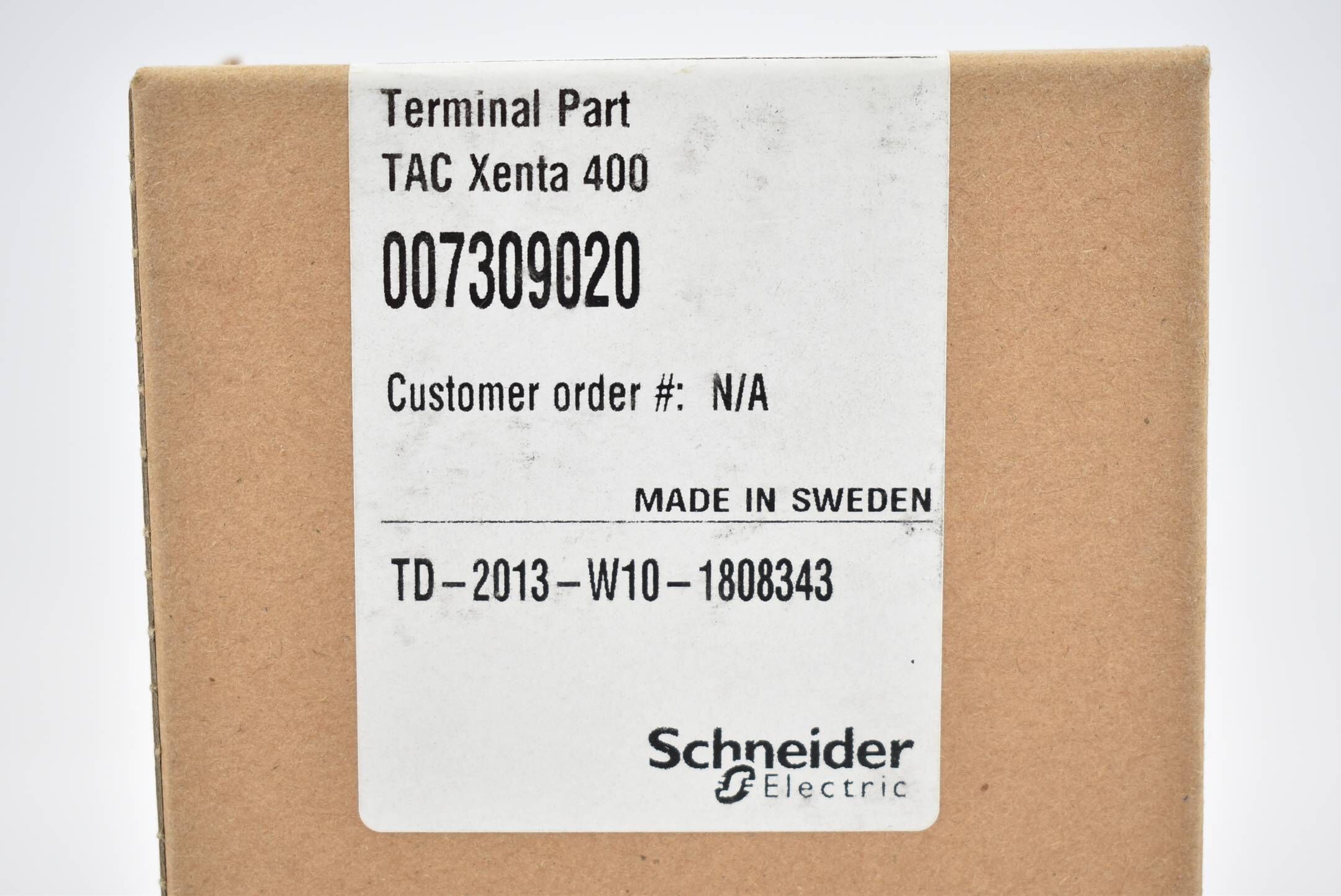 Schneider Electric Terminal Part TAC Xenta 400 ( 007309020 )