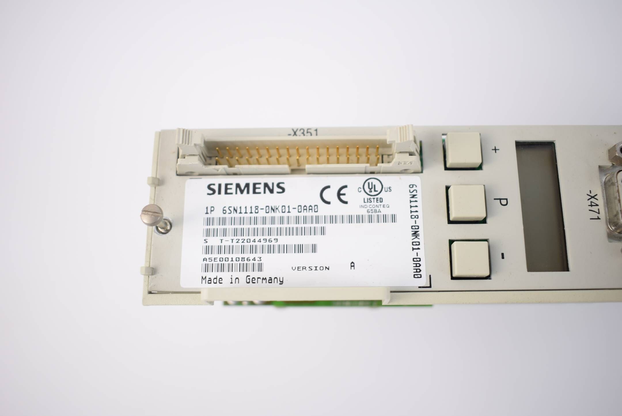 Siemens Simodrive Regeleinschub 6SN1118-0NK01-0AA0 ( 6SN1 118-0NK01-0AA0 ) V.A