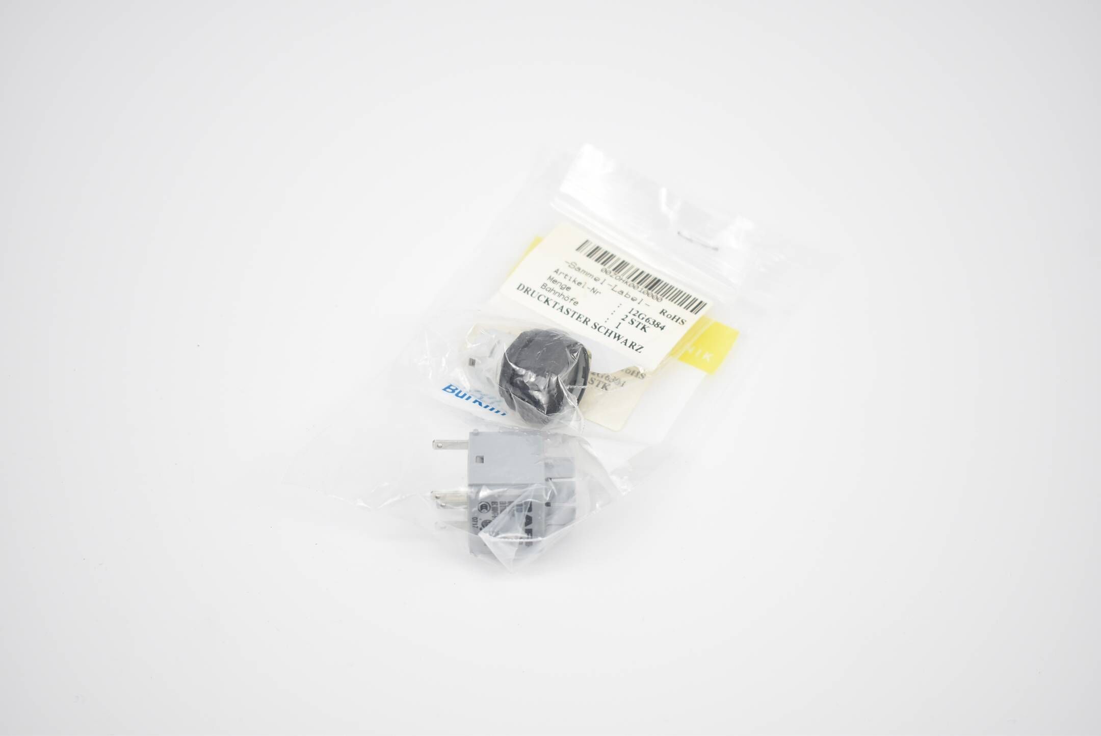 Bürklin Schaltelement 12G6301 ( 1.20.122 ) + Drucktaster 12G6384