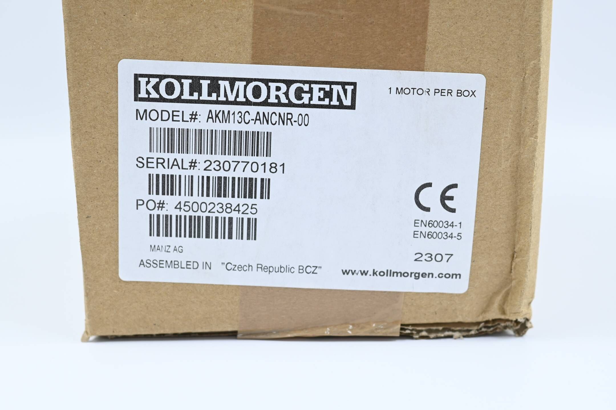 Kollmorgen Servomotor AKM13C-ANCNR-00 ( AKM13CANCNR00 )