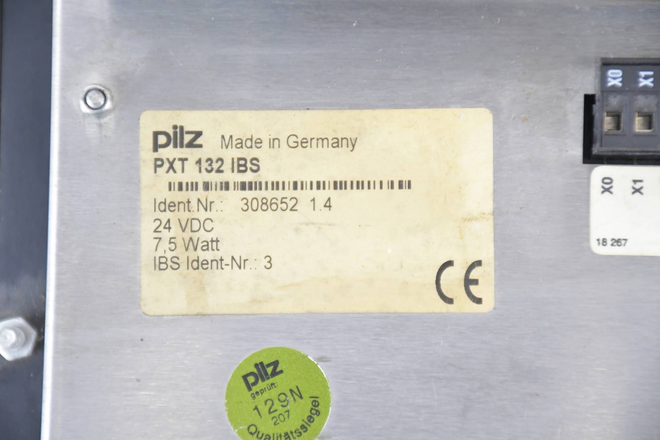 Pilz Bedienterminal PXT 132 IBS ( 308652 ) Ver 1.4