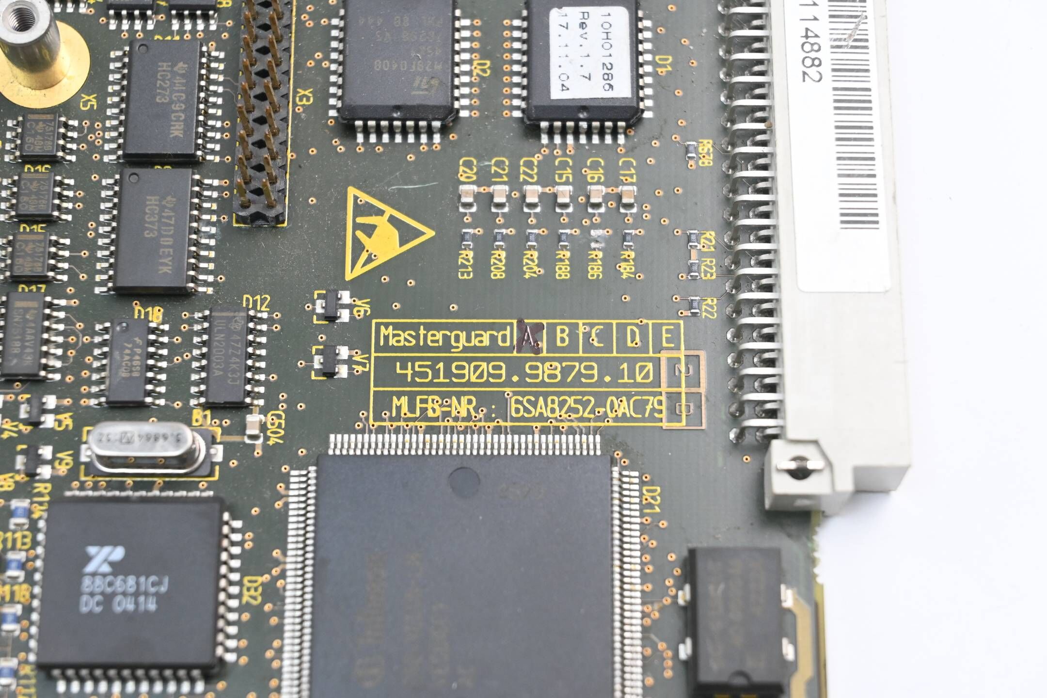 Siemens Masterguard Board 6SA8252-0AC79 ( 6SA8 252-0AC79 )