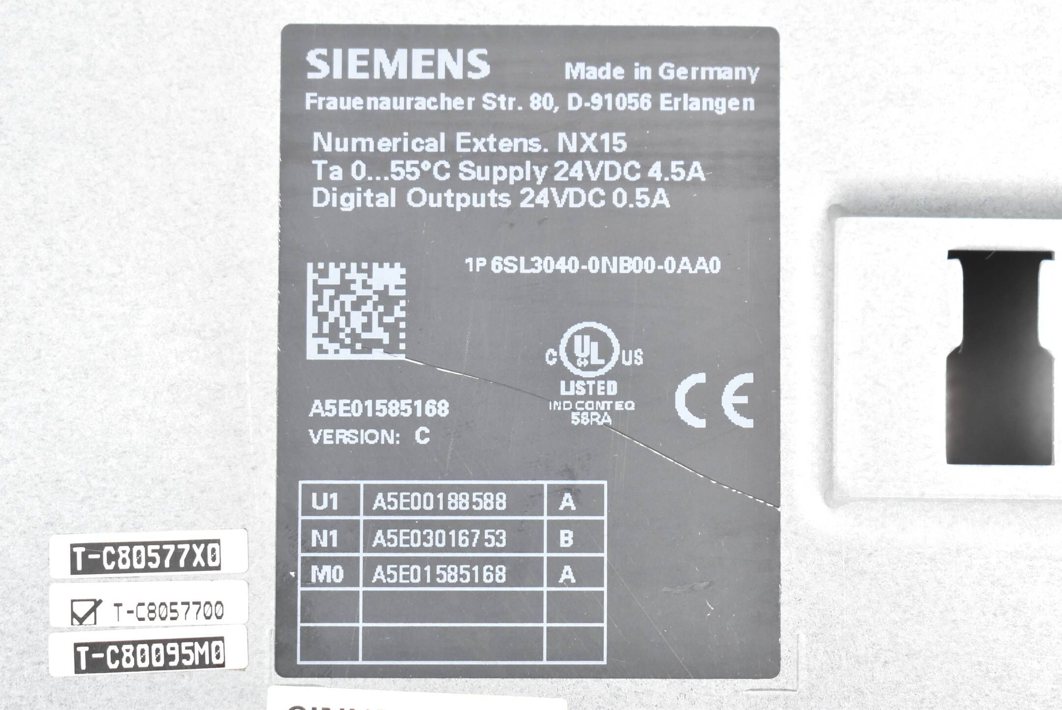 Siemens Sinamics Numeric Control 6SL3040-0NB00-0AA0 ( 6SL3 040-0NB00-0AA0 )