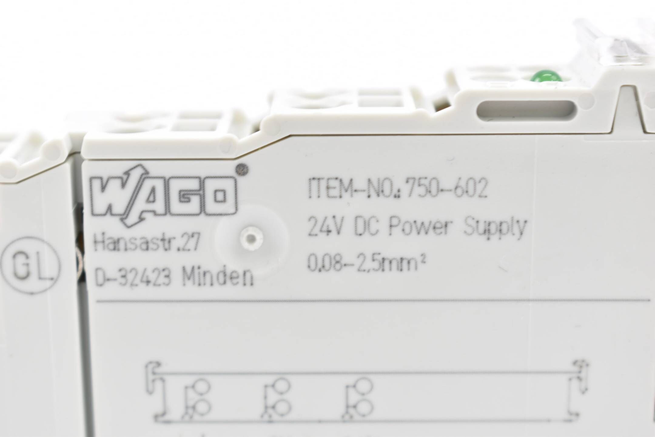 Wago Potentialeinspeiseklemme DC 24 V 750-602 ( 750 602 )