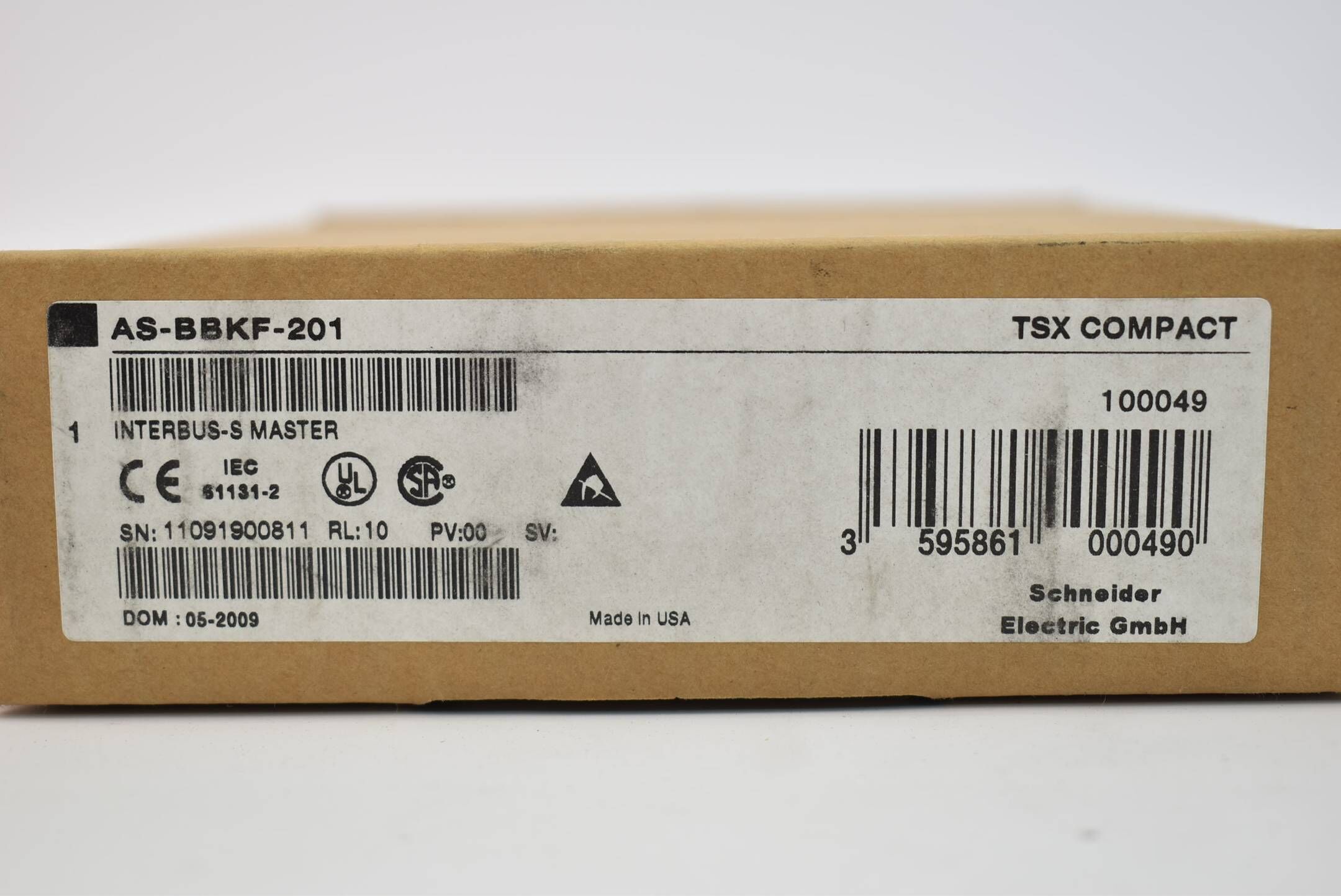 Schneider electric Modicon Interbus-S Master TSX compact AS-BBKF-201 ( 100049 )