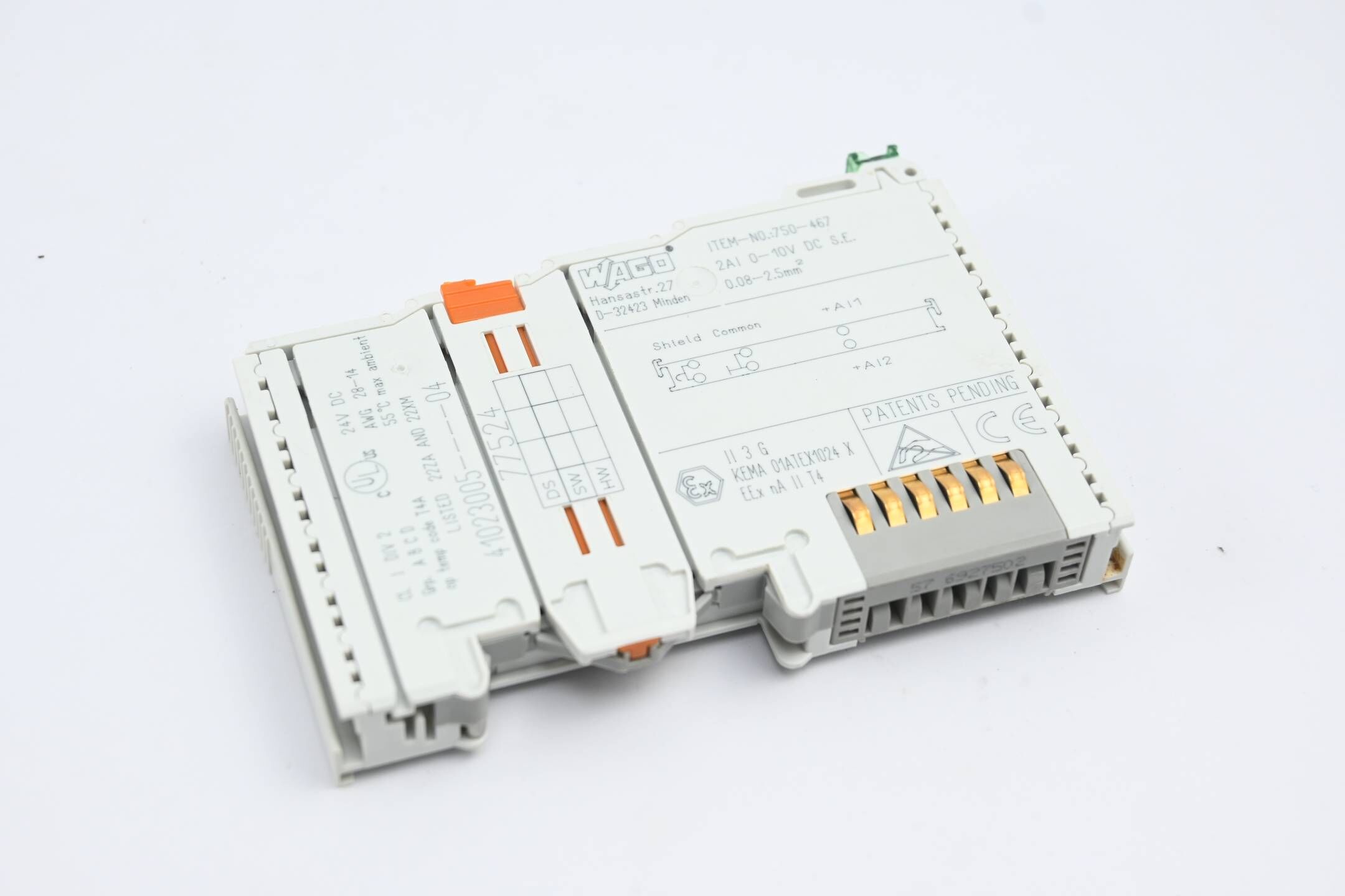 WAGO Analogeingangsklemme 750-467