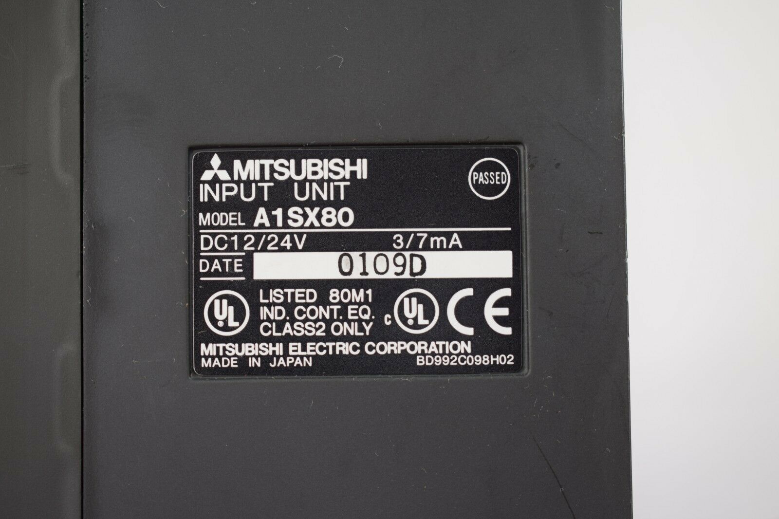 Mitsubishi Electric Input Unit A1SX80 