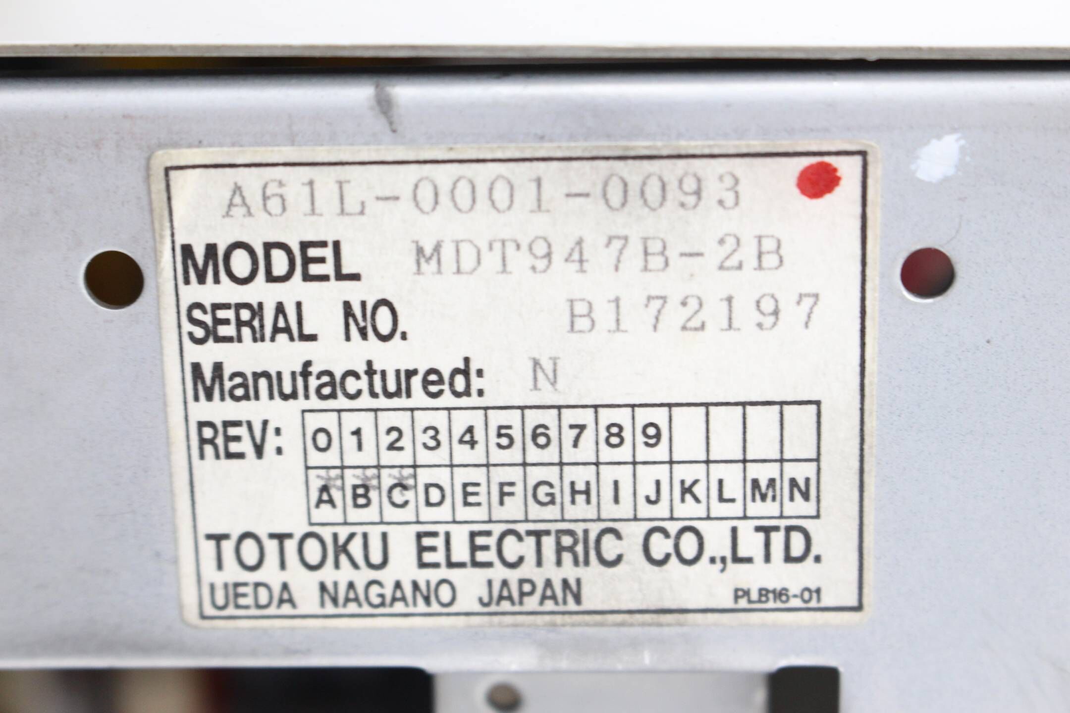 Fanuc Series 18-T Bedienpanel A02B-0120-C041/TAS inkl. A61L-0001-0093