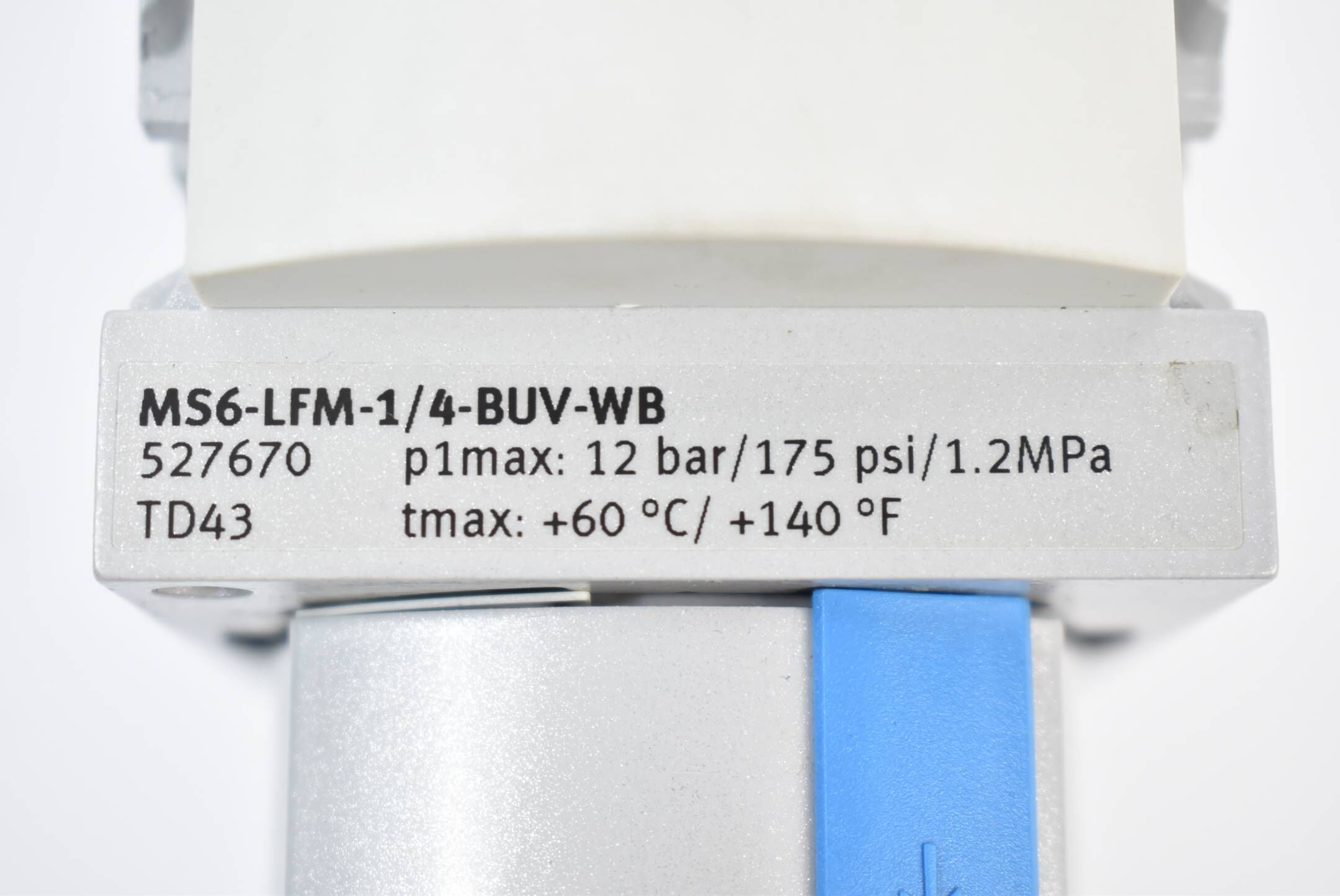 Festo Feinfilter MS6-LFM-1/4-BUV-WB mit Befestigungselement ( 527670 )