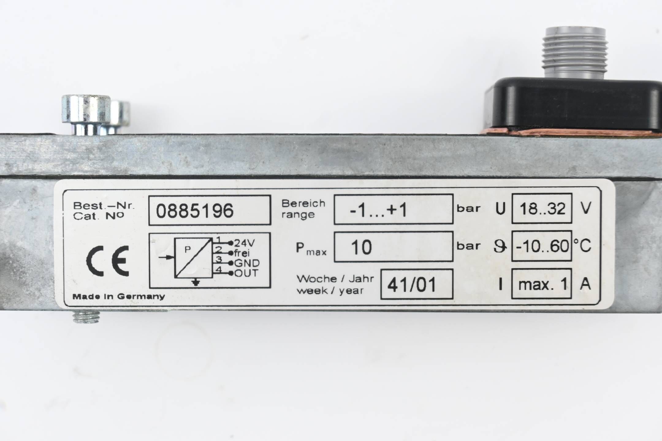 Norgren Pneumatischer Druckschalter 0885196
