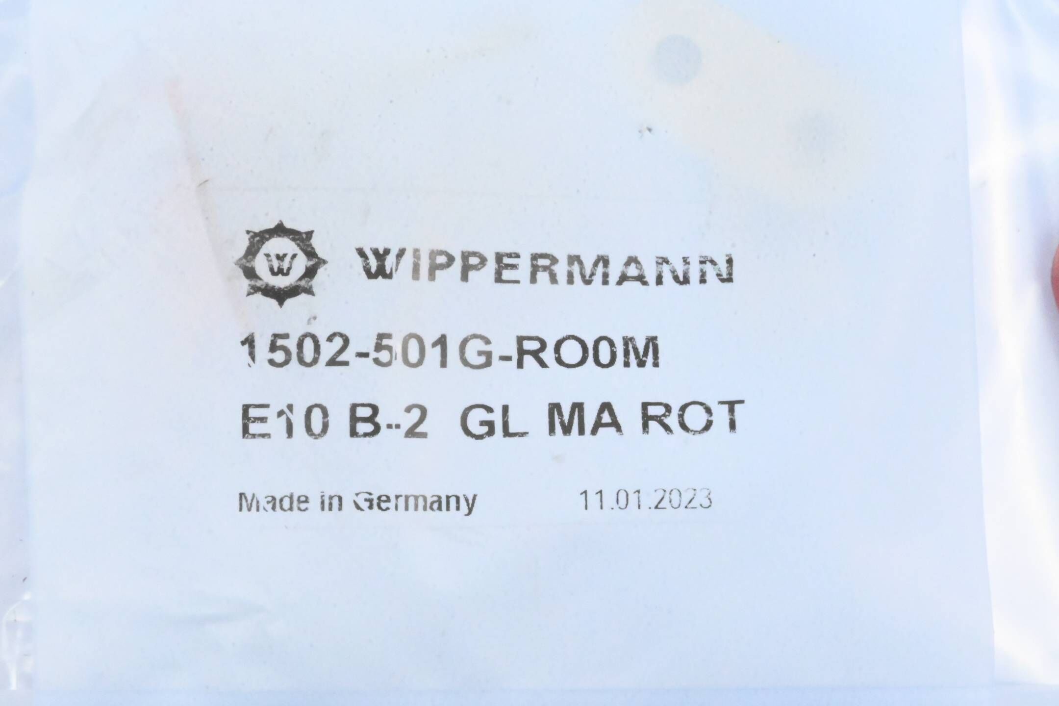 Wippermann 1502-501G-RO0M E10 B-2 GL MA ROT