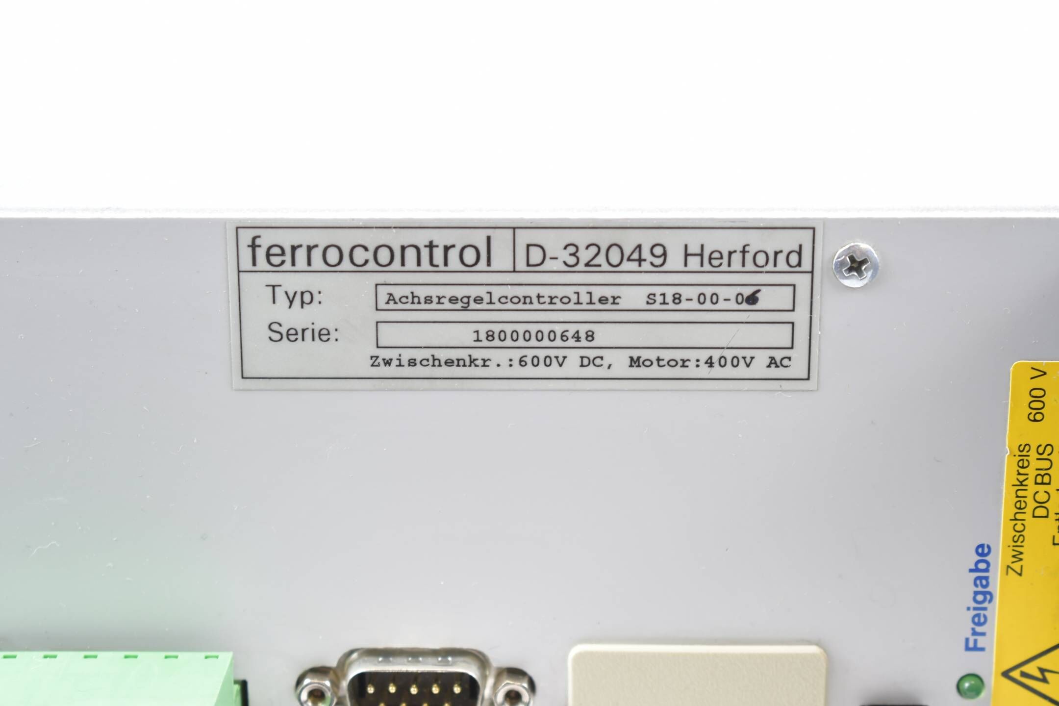 Ferrocontrol Achsregelcontroller S18 ( S18-00-06 ) S180006